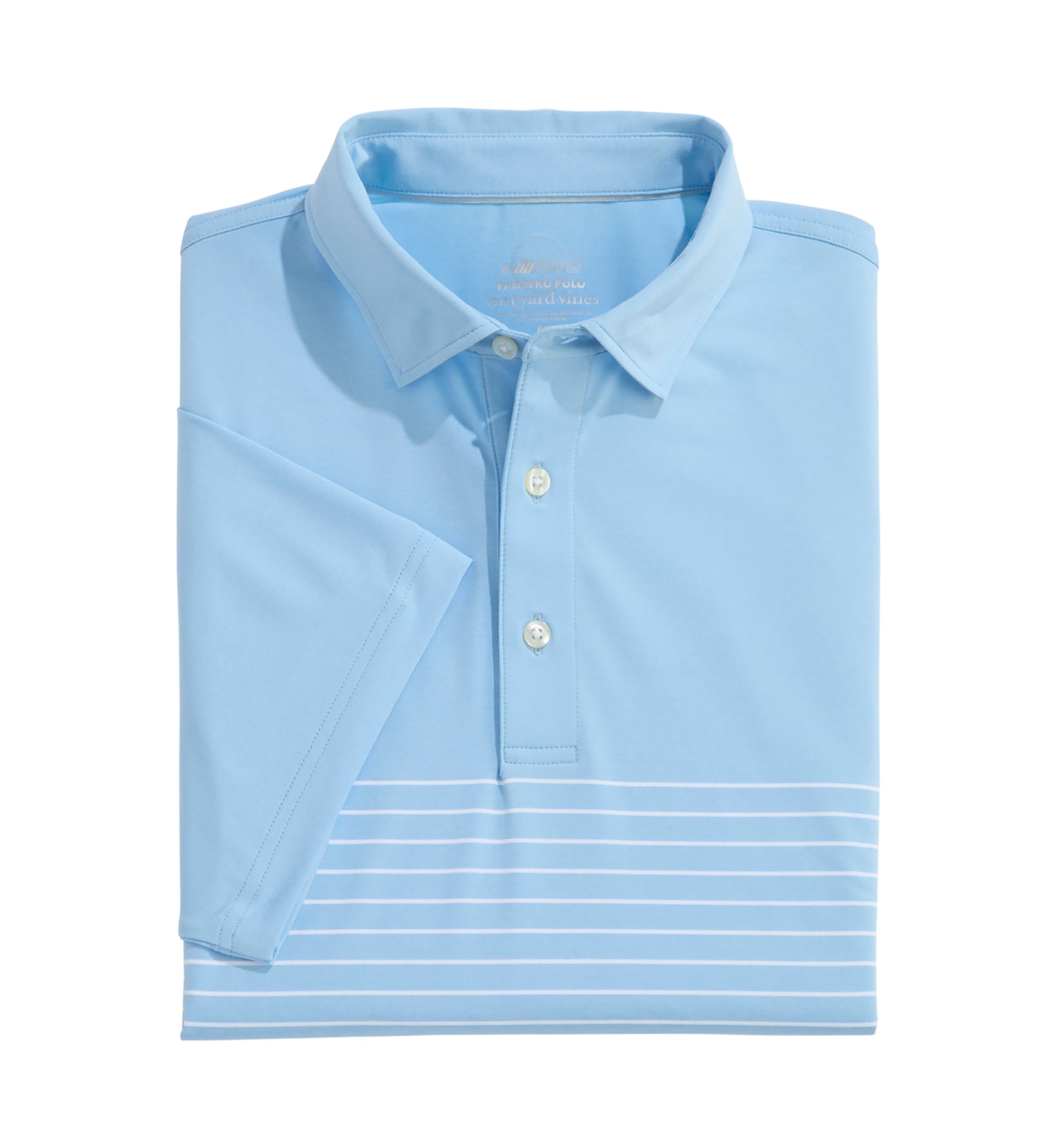 Mens Fairway Breton Stripe Golf Palmero Polo Shirt