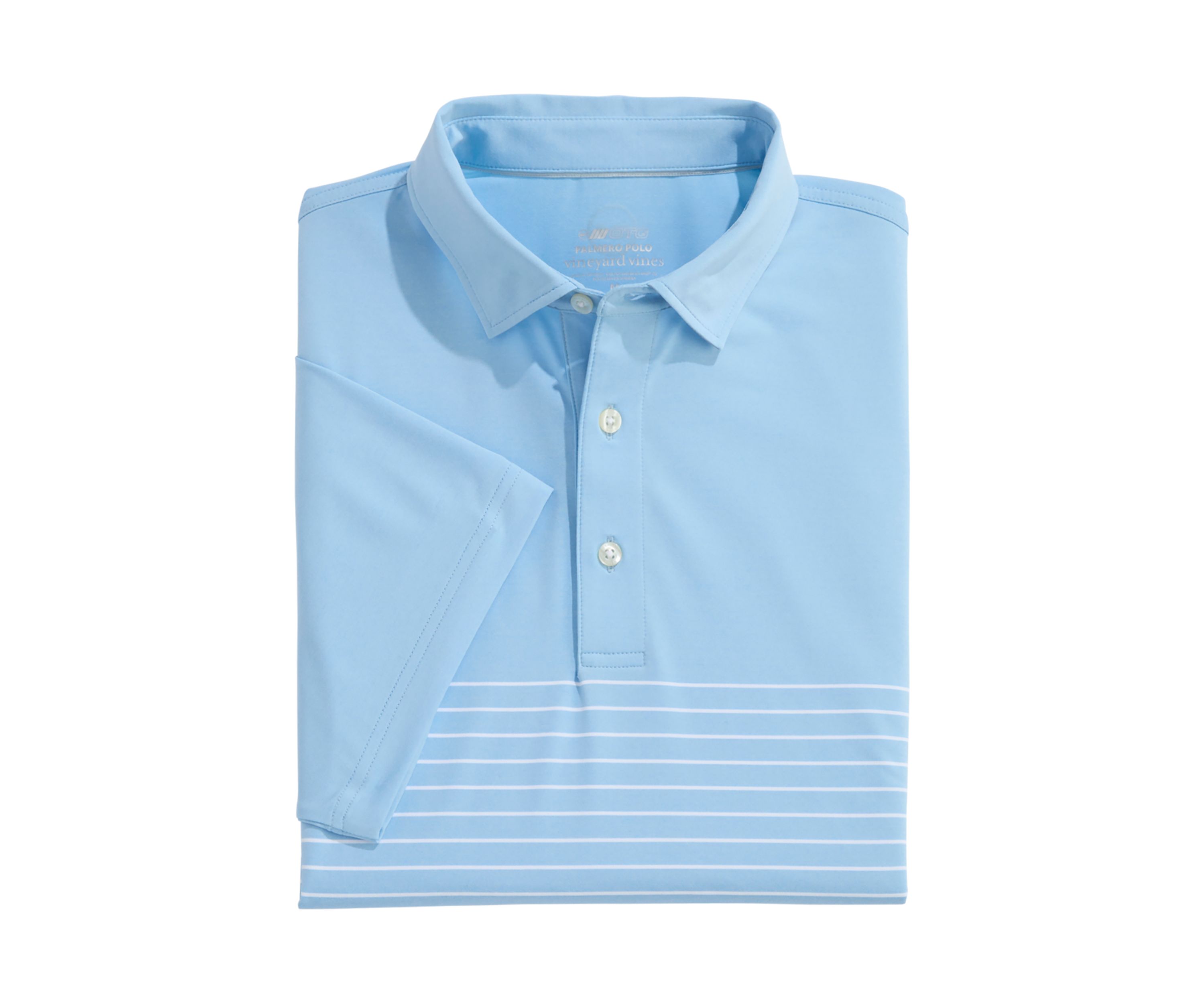 Mens Fairway Breton Stripe Golf Palmero Polo Shirt