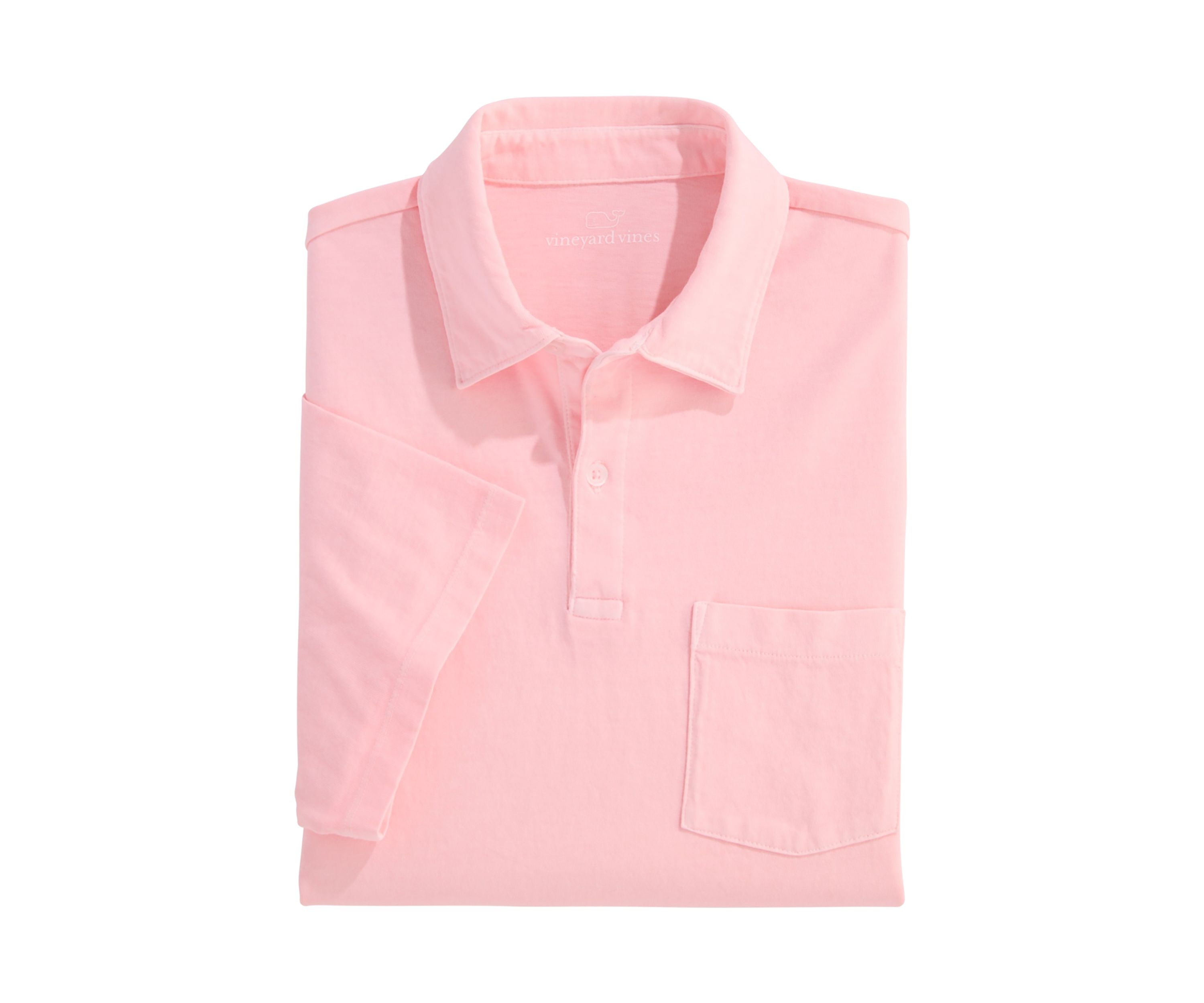 Mens Surf Garment Dyed Polo Shirt