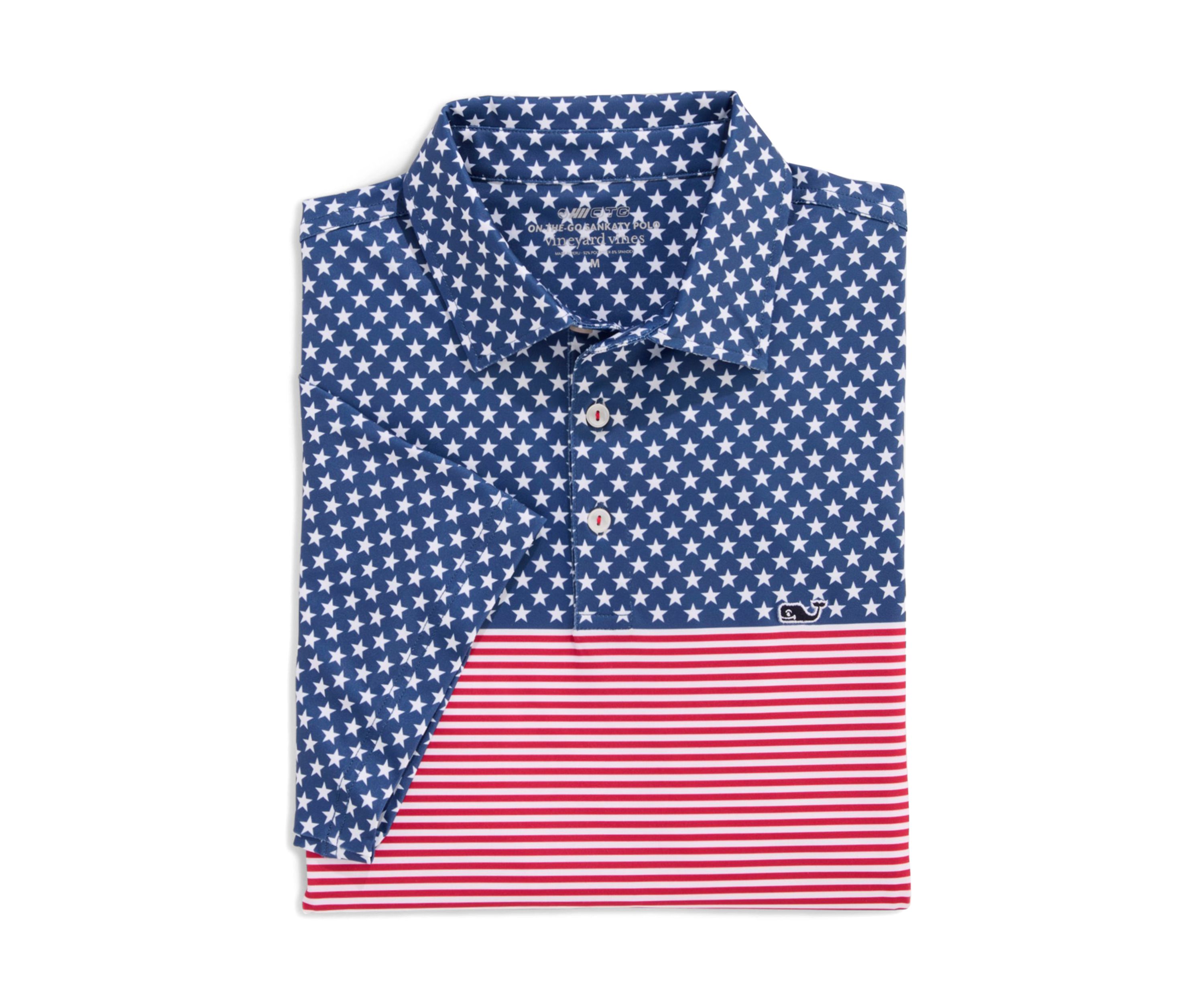 Mens Americana Engineer Printed Sankaty Polo Shirt