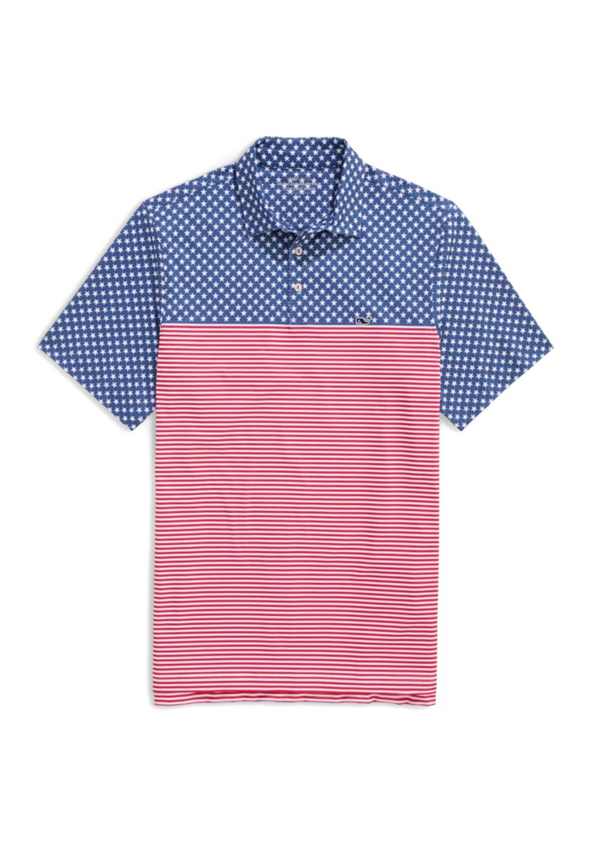 Mens Americana Engineer Printed Sankaty Polo Shirt
