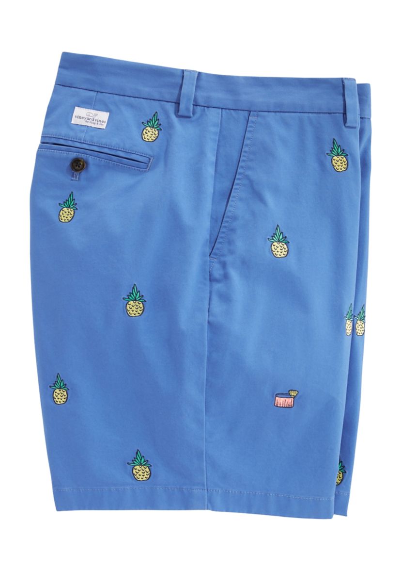 Mens 9" Embroidered Breaker Shorts