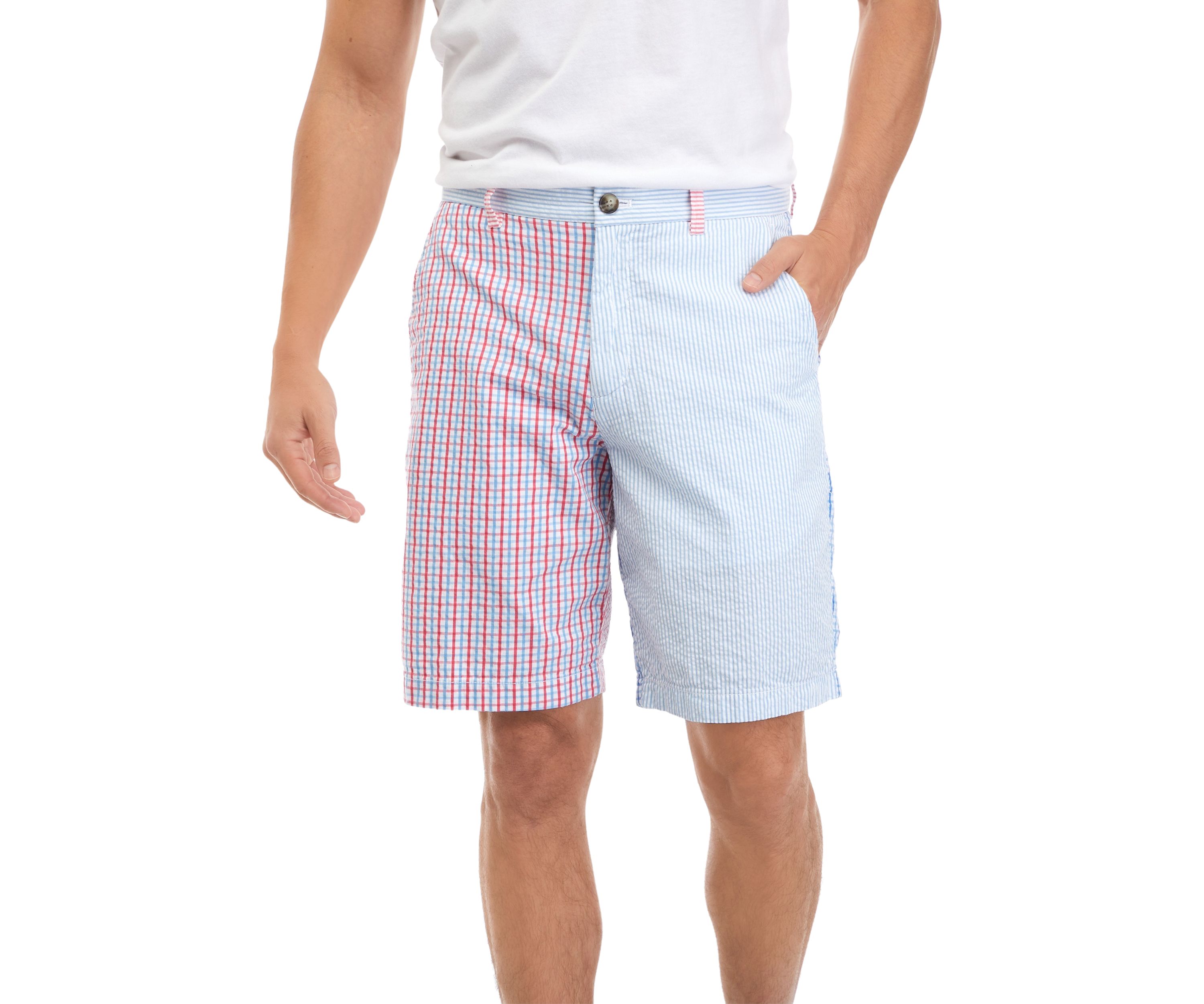 Mens Seersucker Party Breaker Shorts