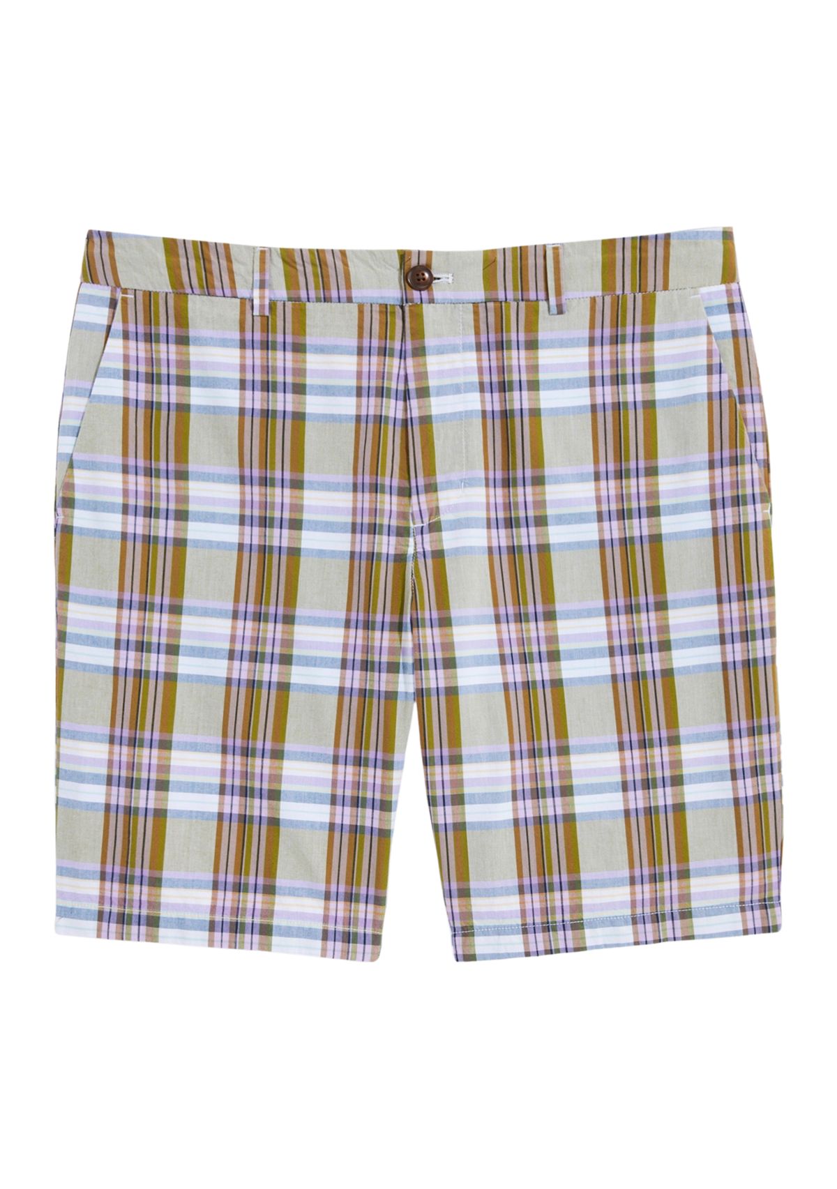 Mens 9" Madras Shorts