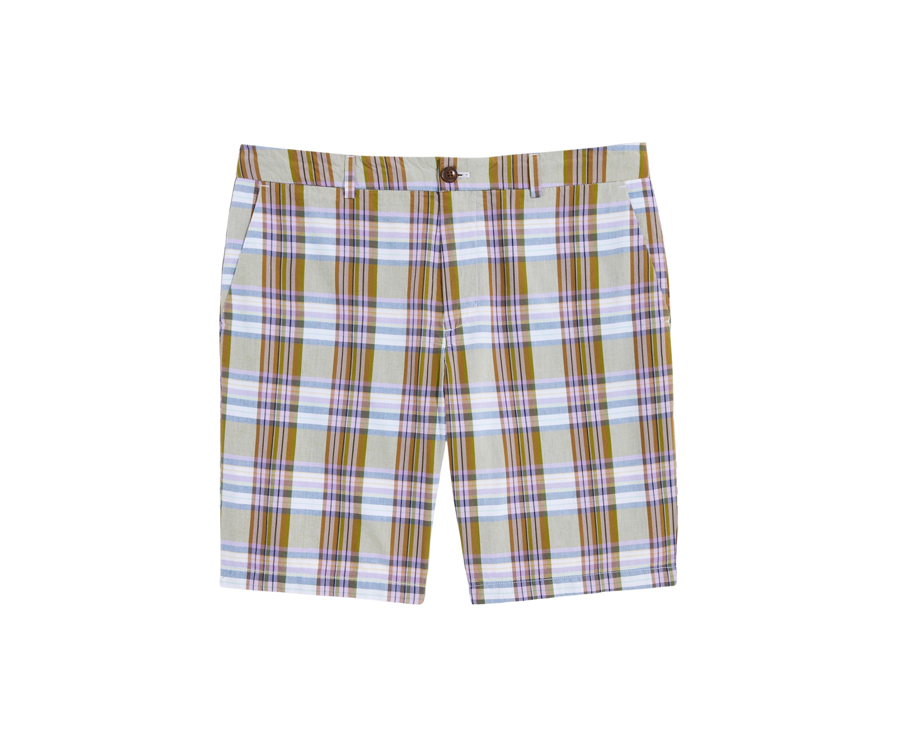 Mens 9" Madras Shorts