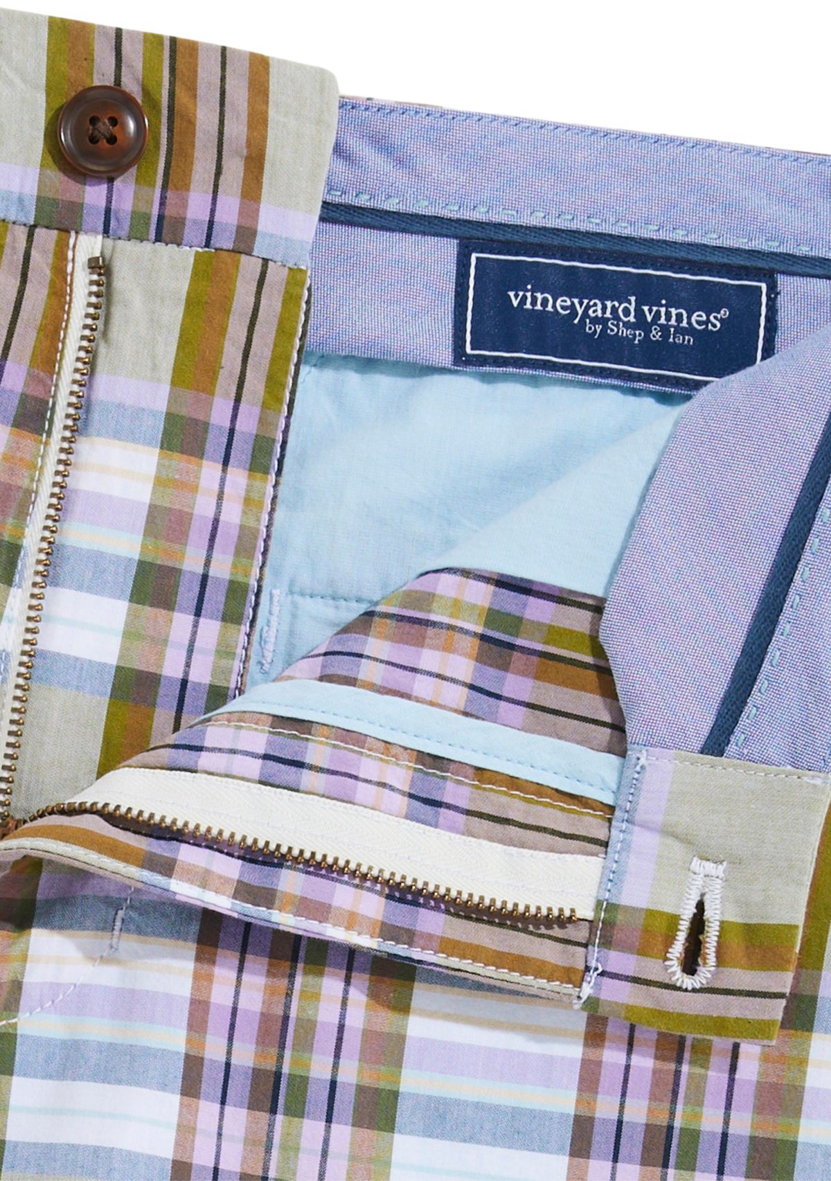 Mens 9" Madras Shorts