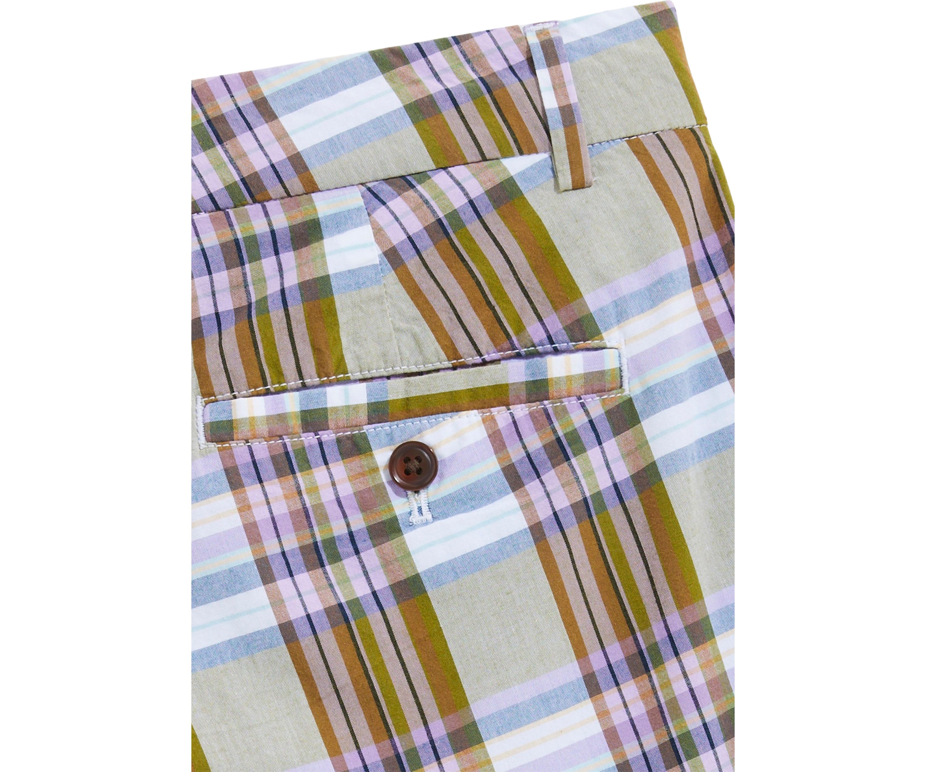 Mens 9" Madras Shorts