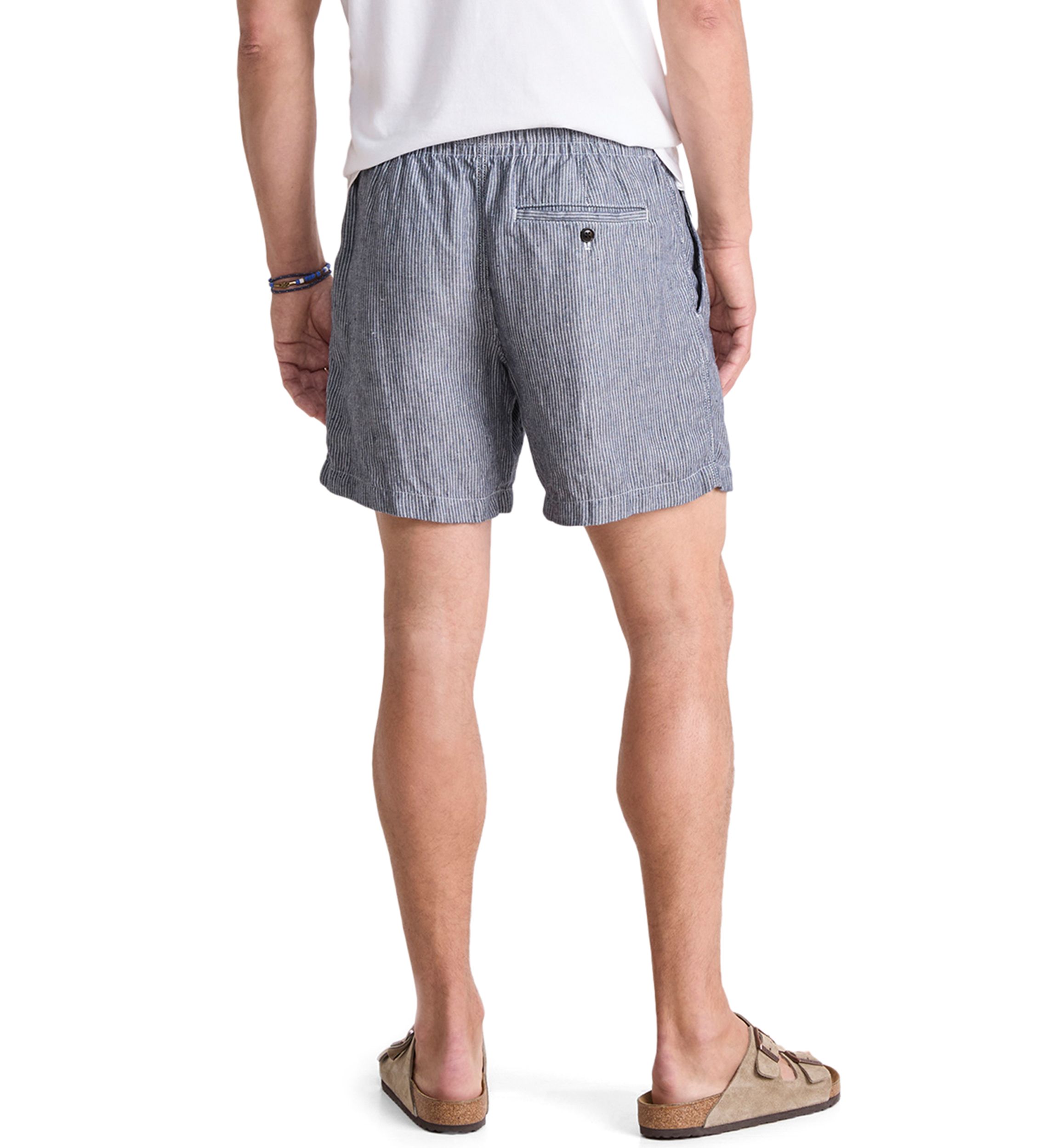 Pull On Linen Shorts 