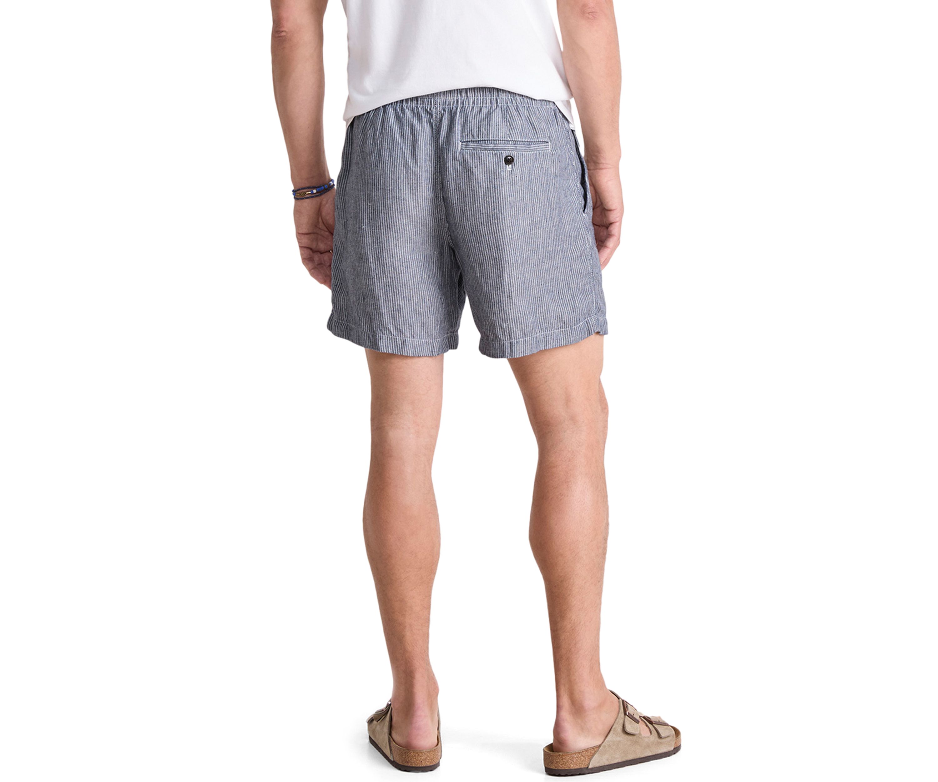 Pull On Linen Shorts 