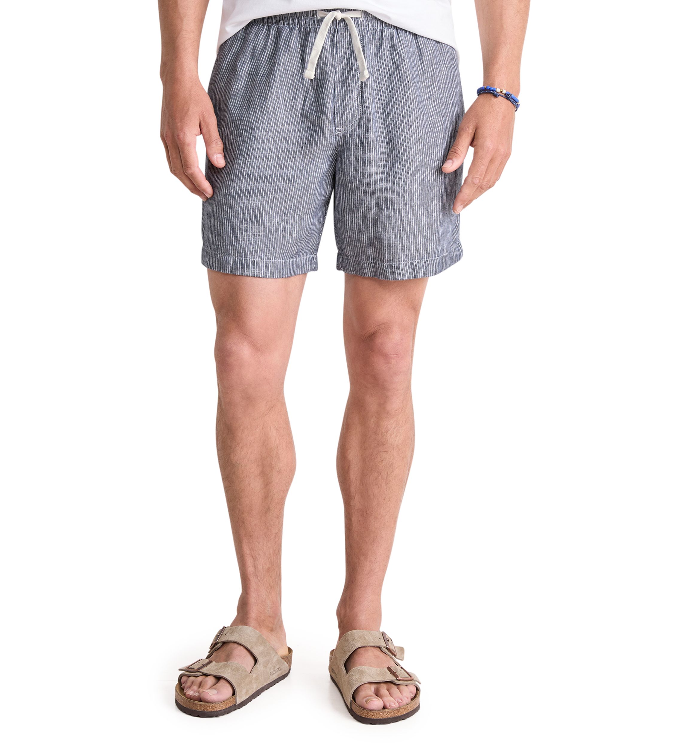 Pull On Linen Shorts 