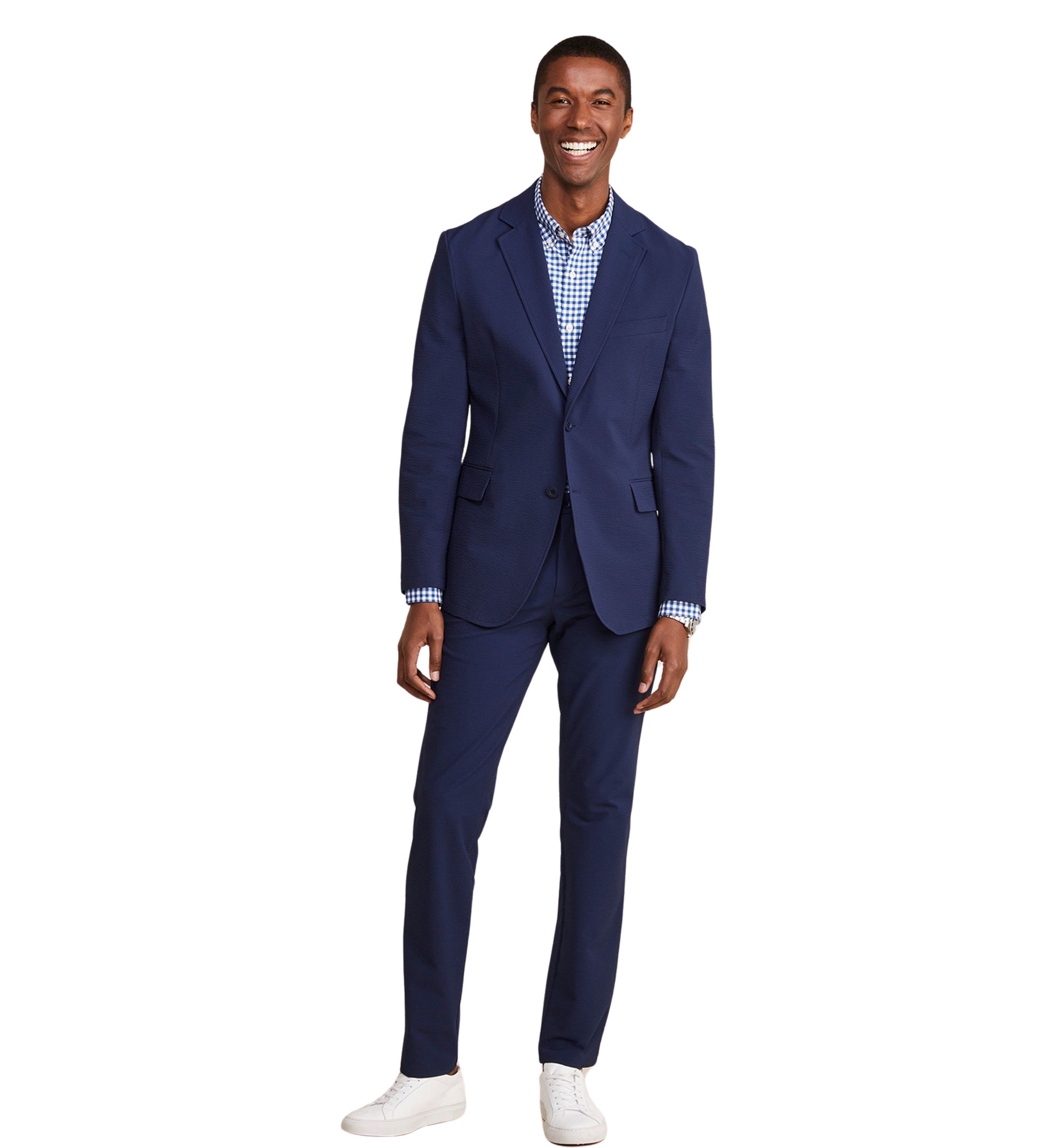 Mens Seersucker On the Go Sportcoat