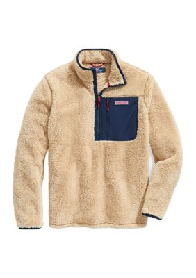 Vineyard Vines Stillwater High Pile Sherpa 1 4 Zip Jacket belk