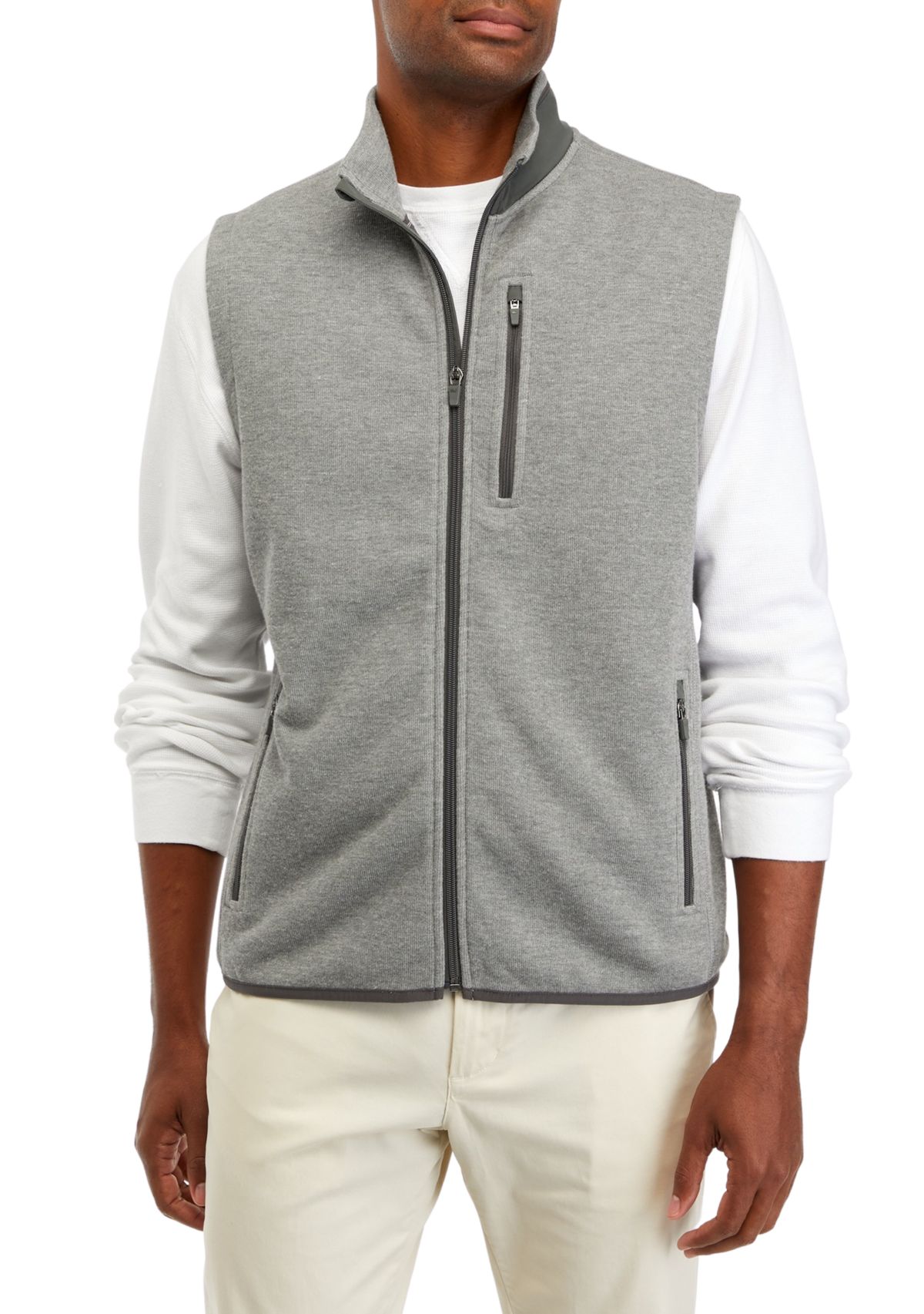 Mens Mountain Sweater Fleece Vest