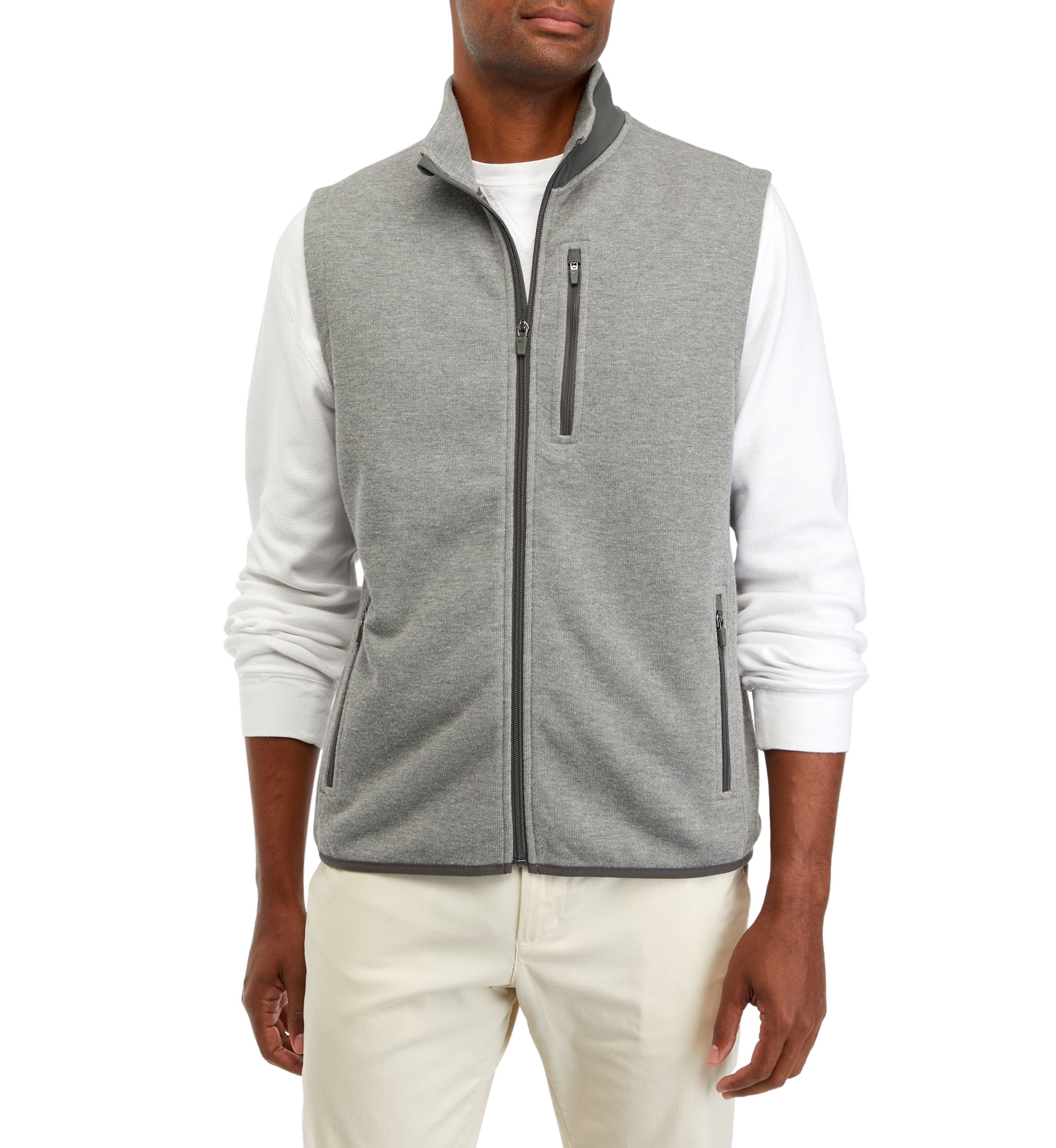 Mens Mountain Sweater Fleece Vest