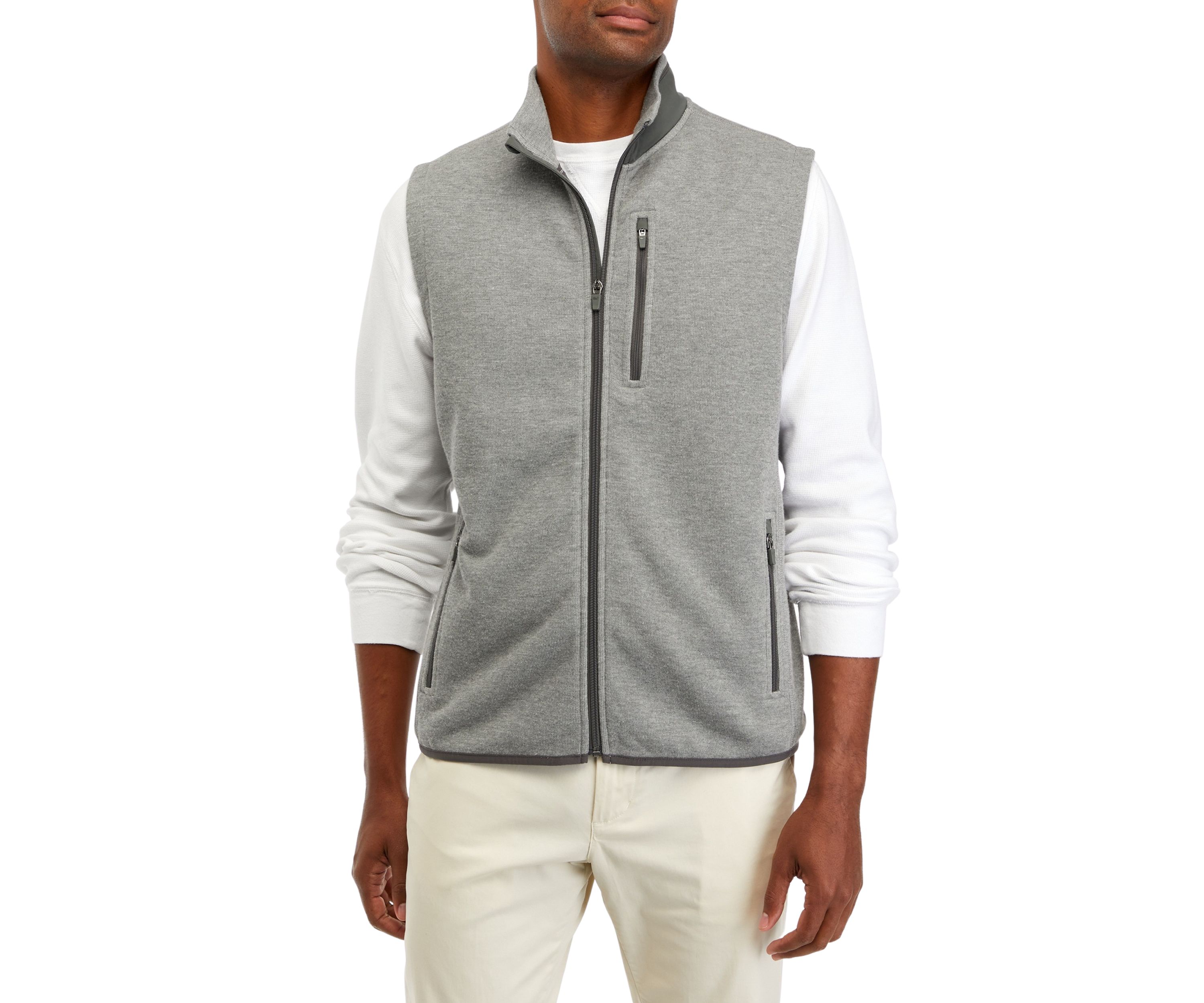 Mens Mountain Sweater Fleece Vest