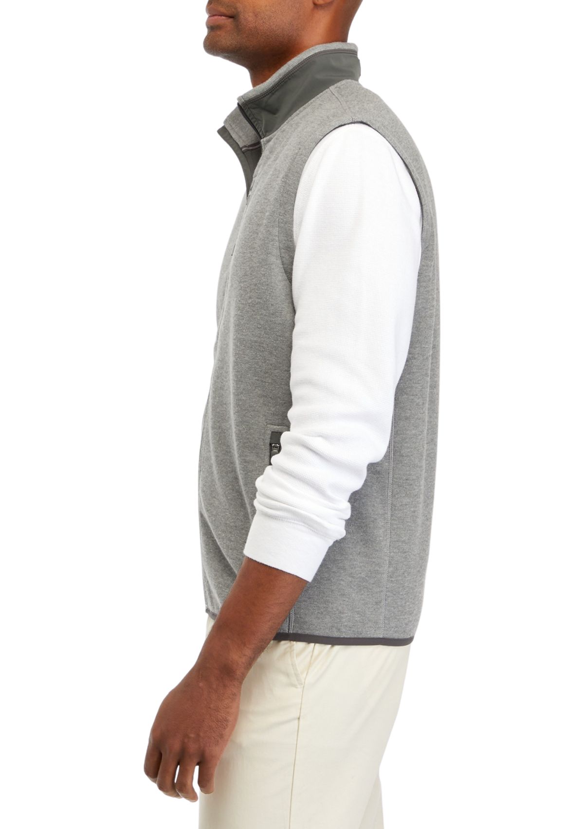 Mens Mountain Sweater Fleece Vest