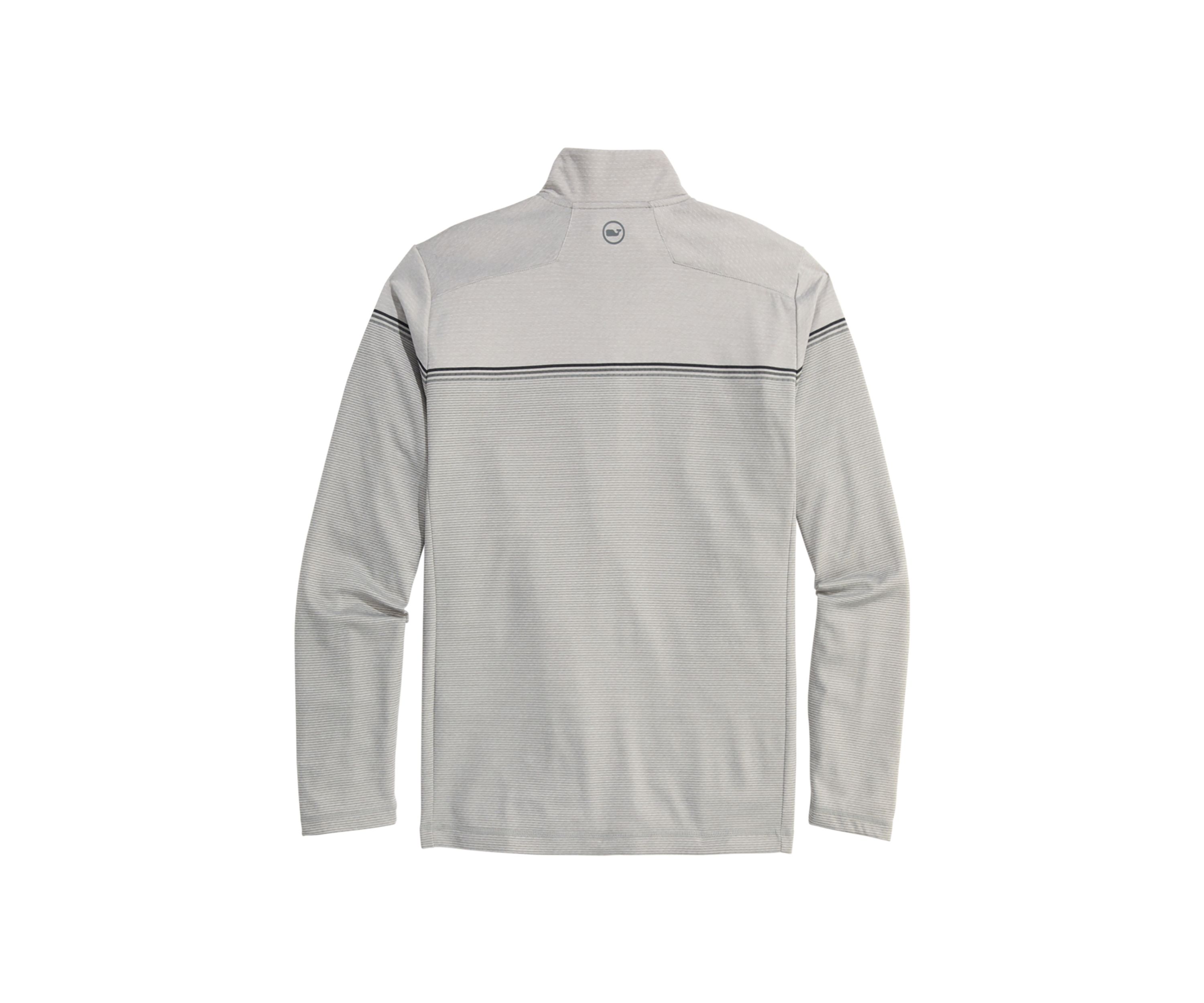 Mens Engineered Stripe Sankaty 1/4 Zip Sweatshirt