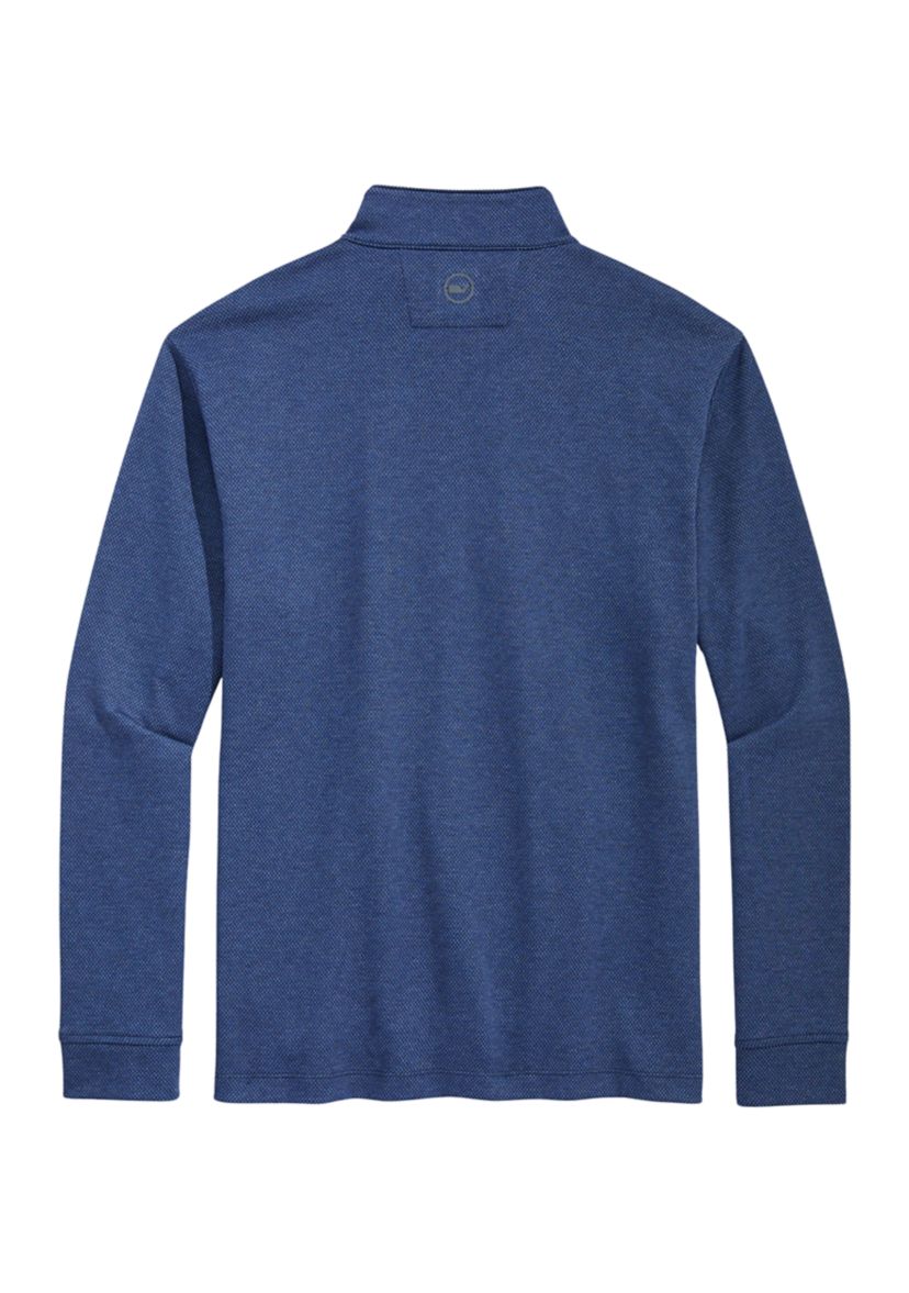 Herringbone Quarter Zip Pullover 
