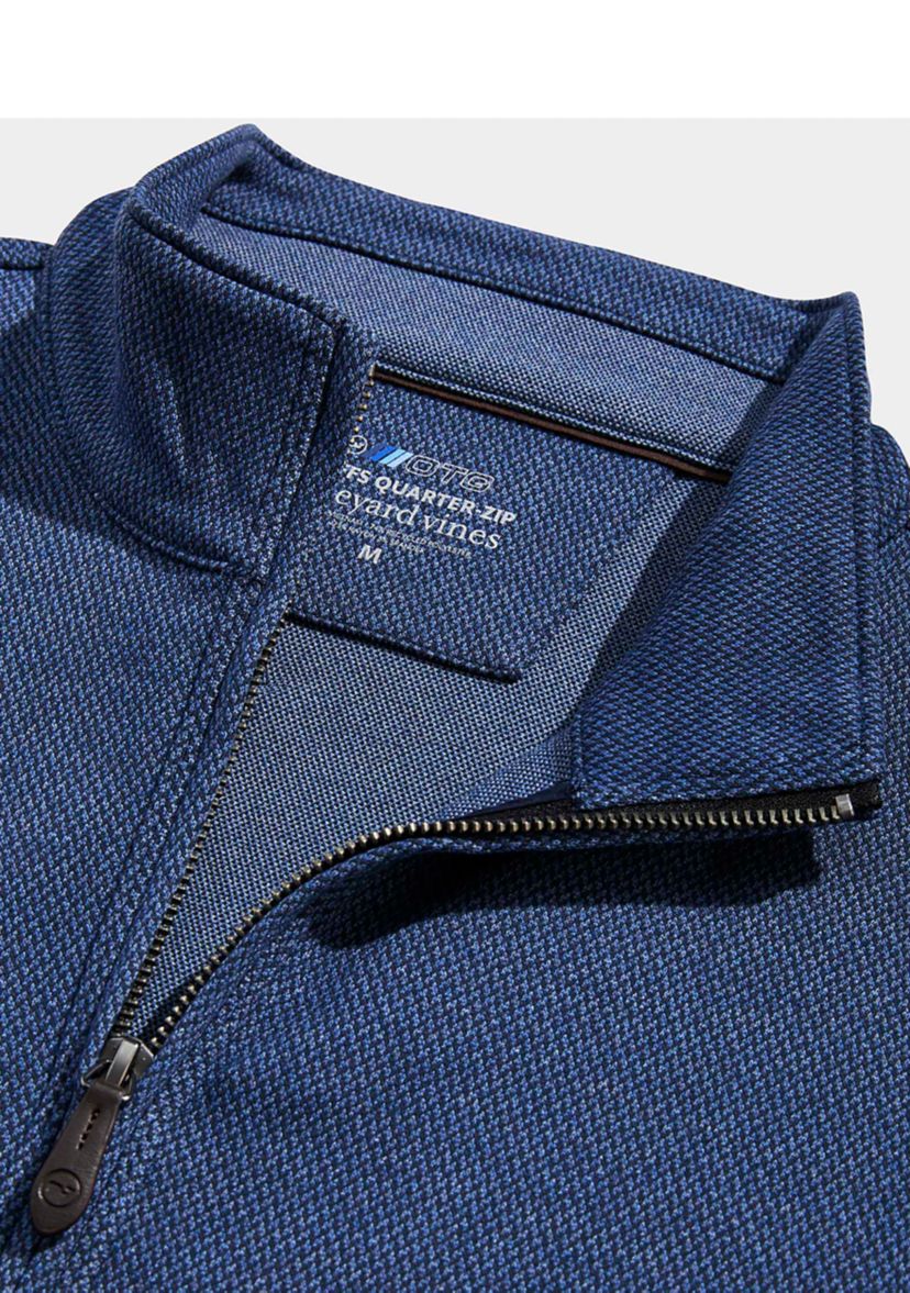 Herringbone Quarter Zip Pullover 