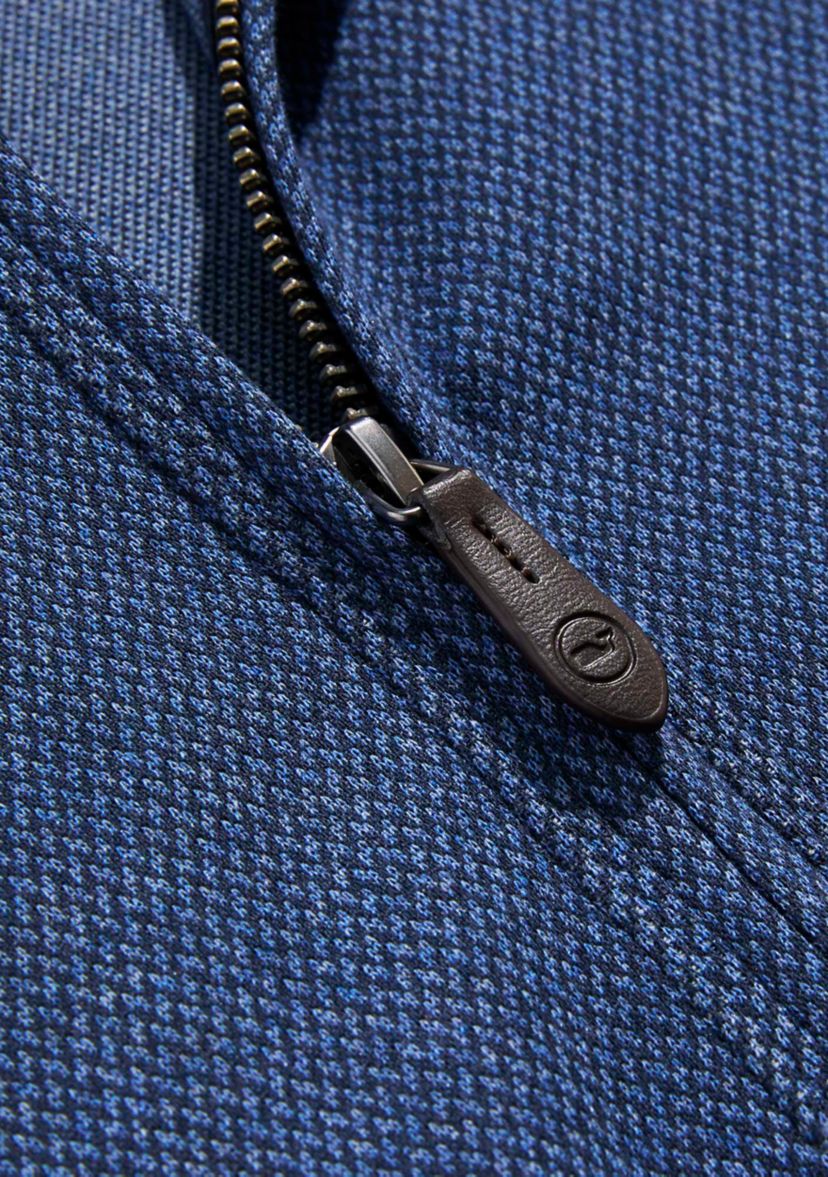 Herringbone Quarter Zip Pullover 