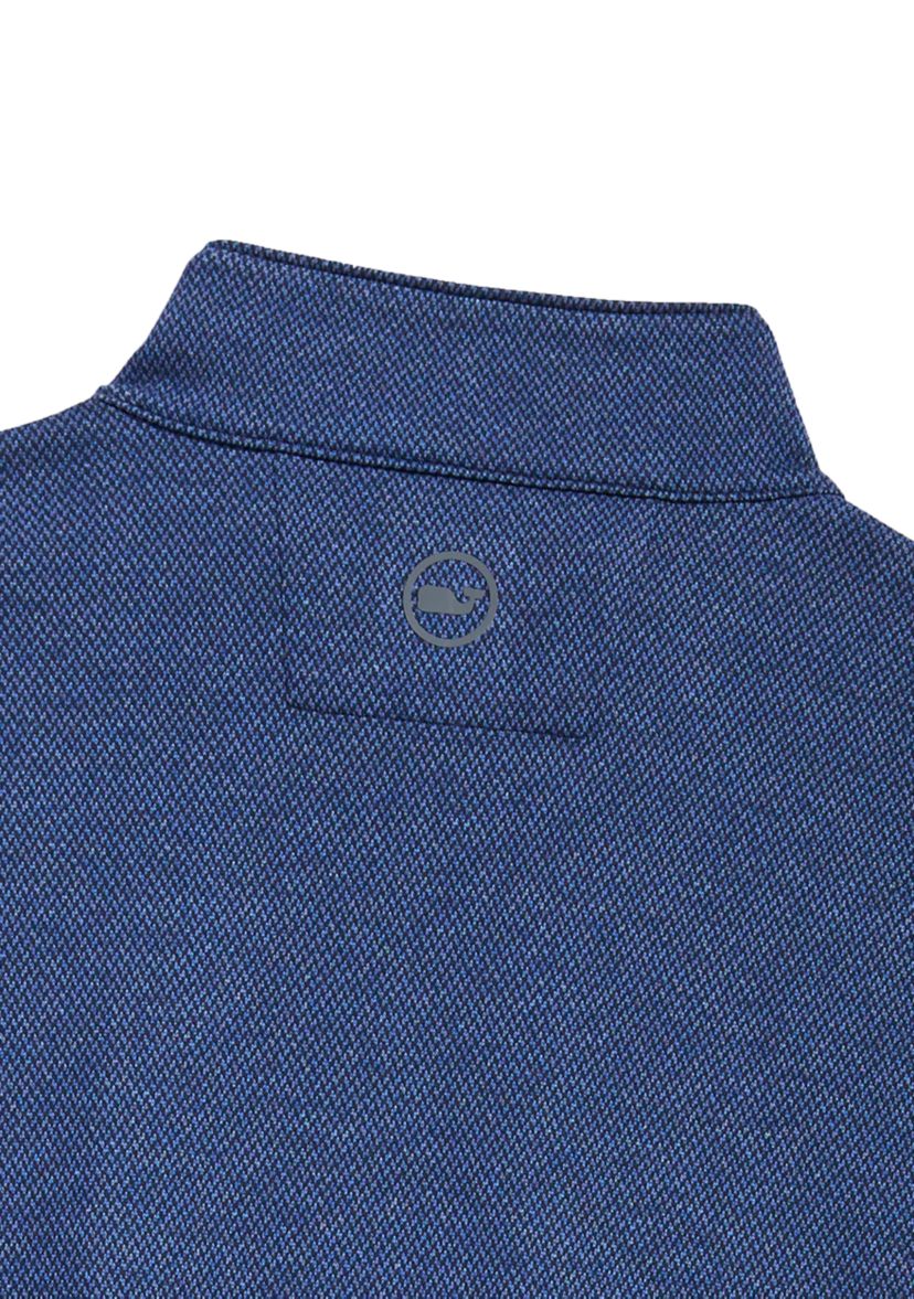 Herringbone Quarter Zip Pullover 