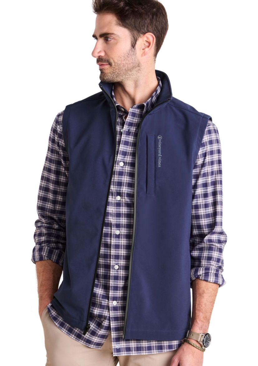 Mens On-the-Go Reversible Softshell Knit Vest