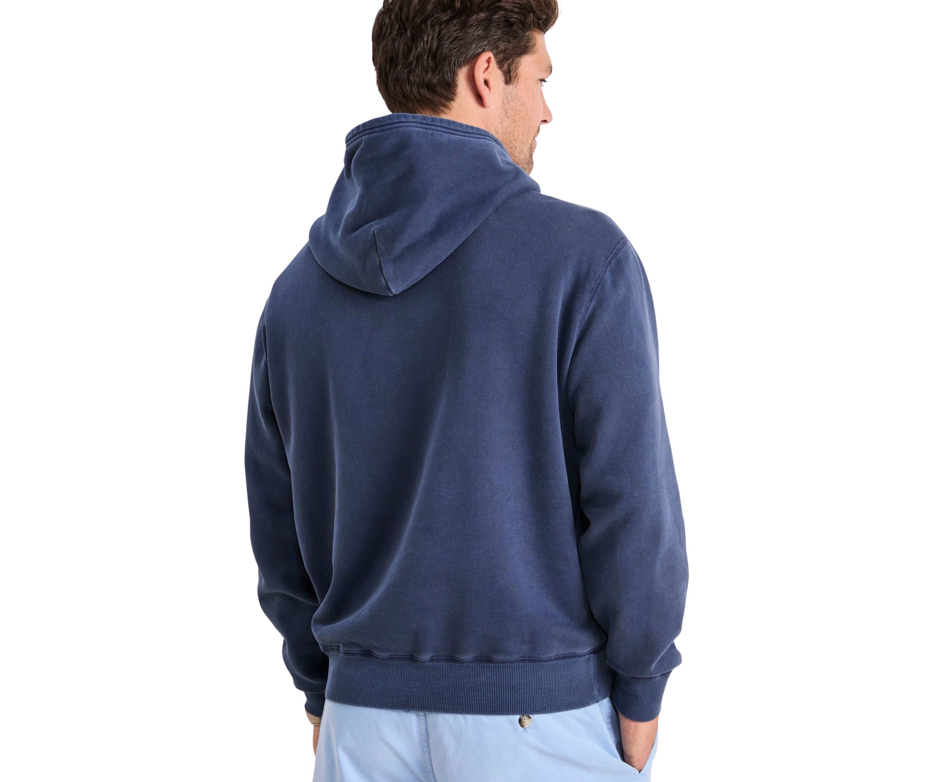 Mens Garment Dyed French Terry Hoodie