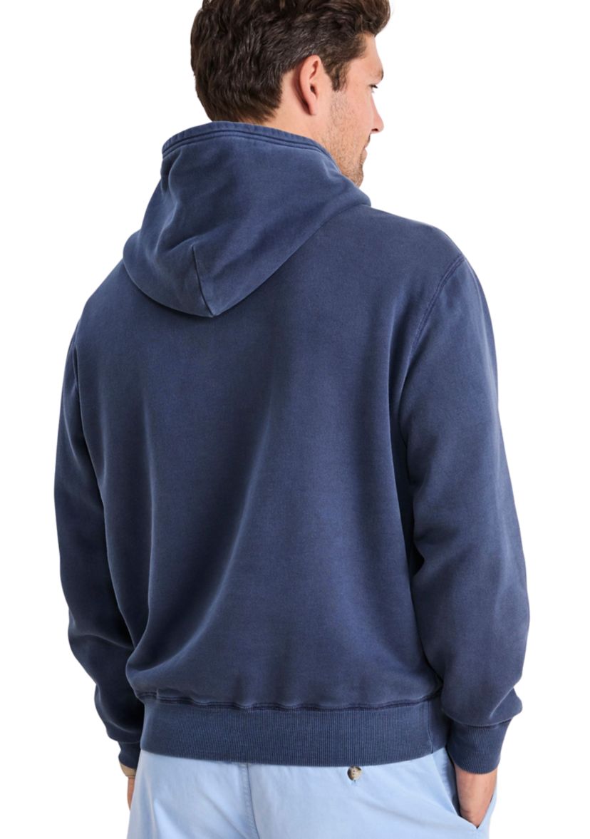 Mens Garment Dyed French Terry Hoodie