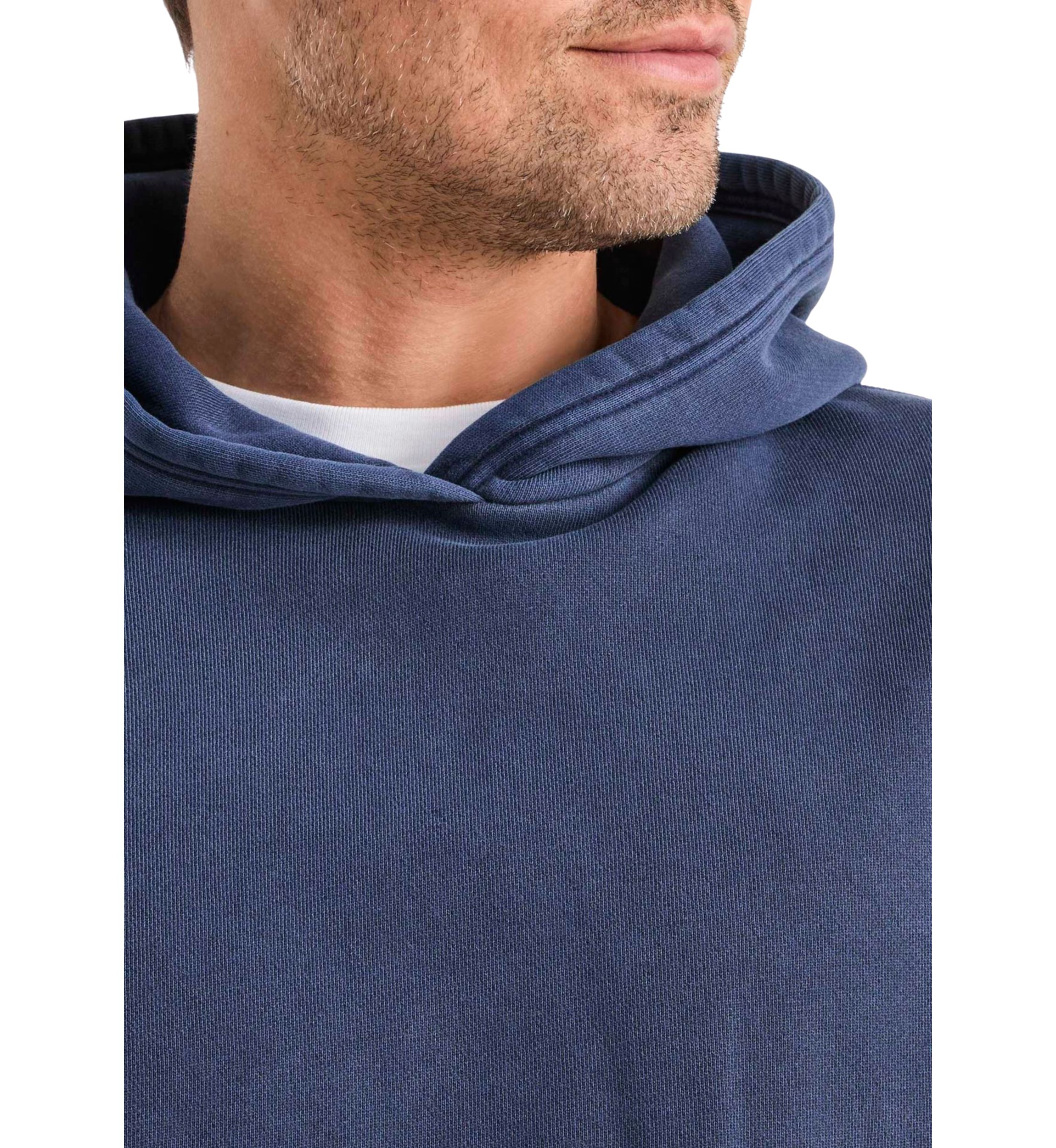 Mens Garment Dyed French Terry Hoodie