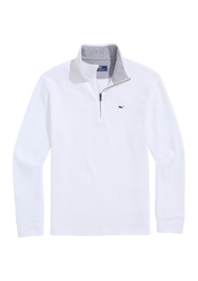 Pull Femme Vineyard Vines, Taille L, Bleu Marine, Col Montant 1/4 Zip, En Parfait état