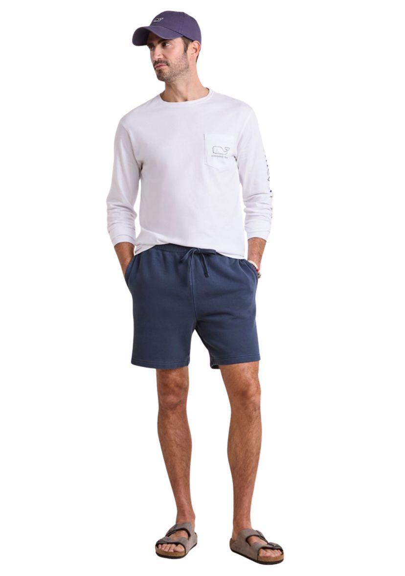 Mens Surfboard Garment Dyed French Terry Shorts