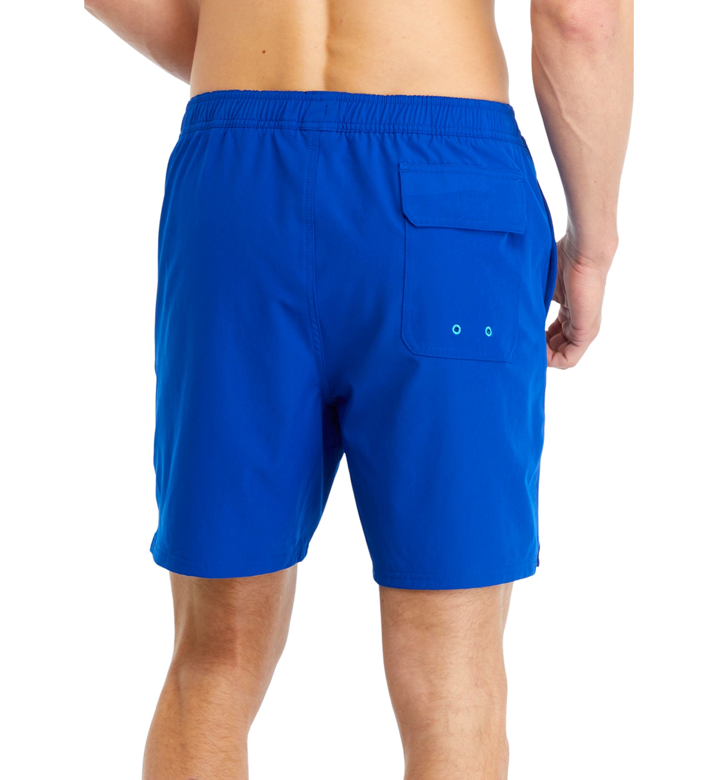 Mens 7 Solid Chappy Swim Trunks