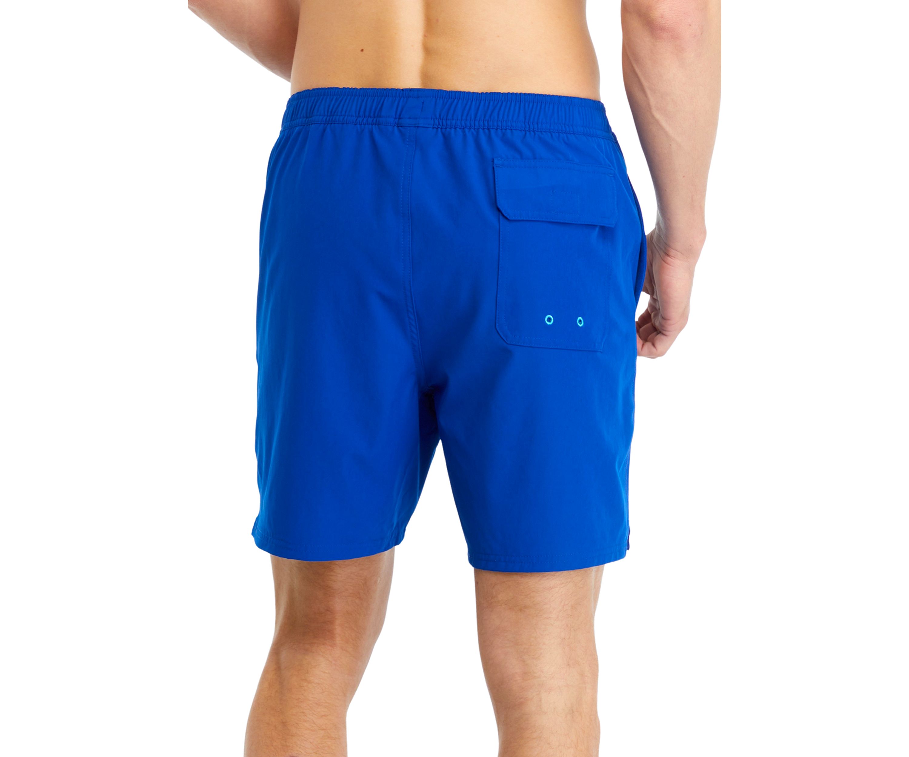 Mens 7 Solid Chappy Swim Trunks