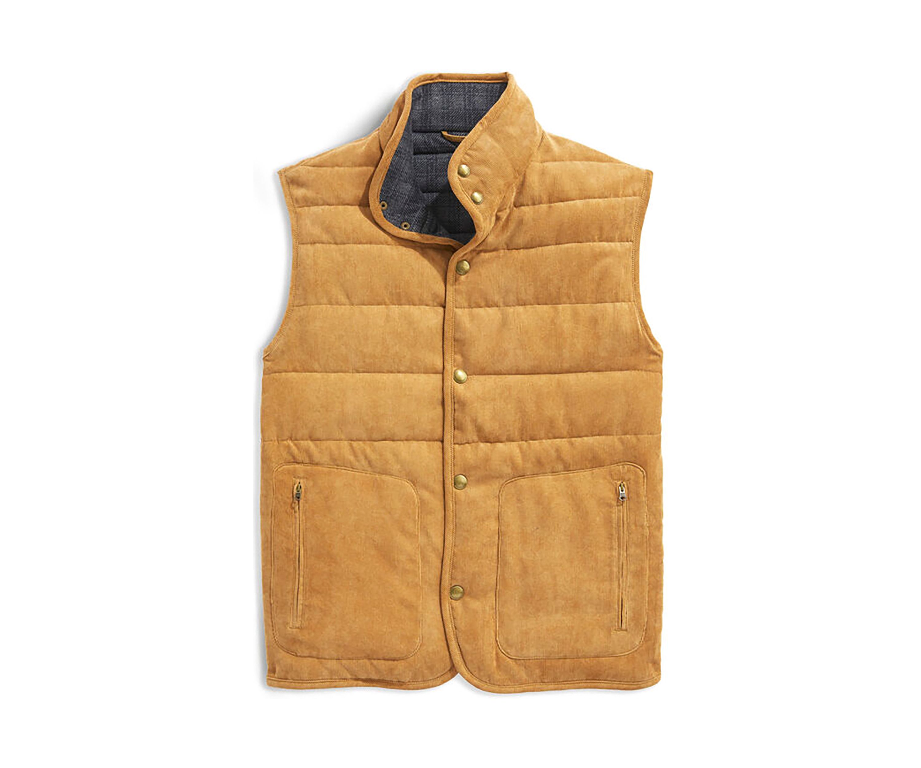 Corduroy Puffer Vest