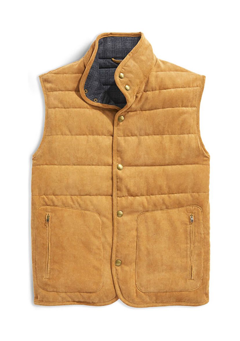 Corduroy Puffer Vest