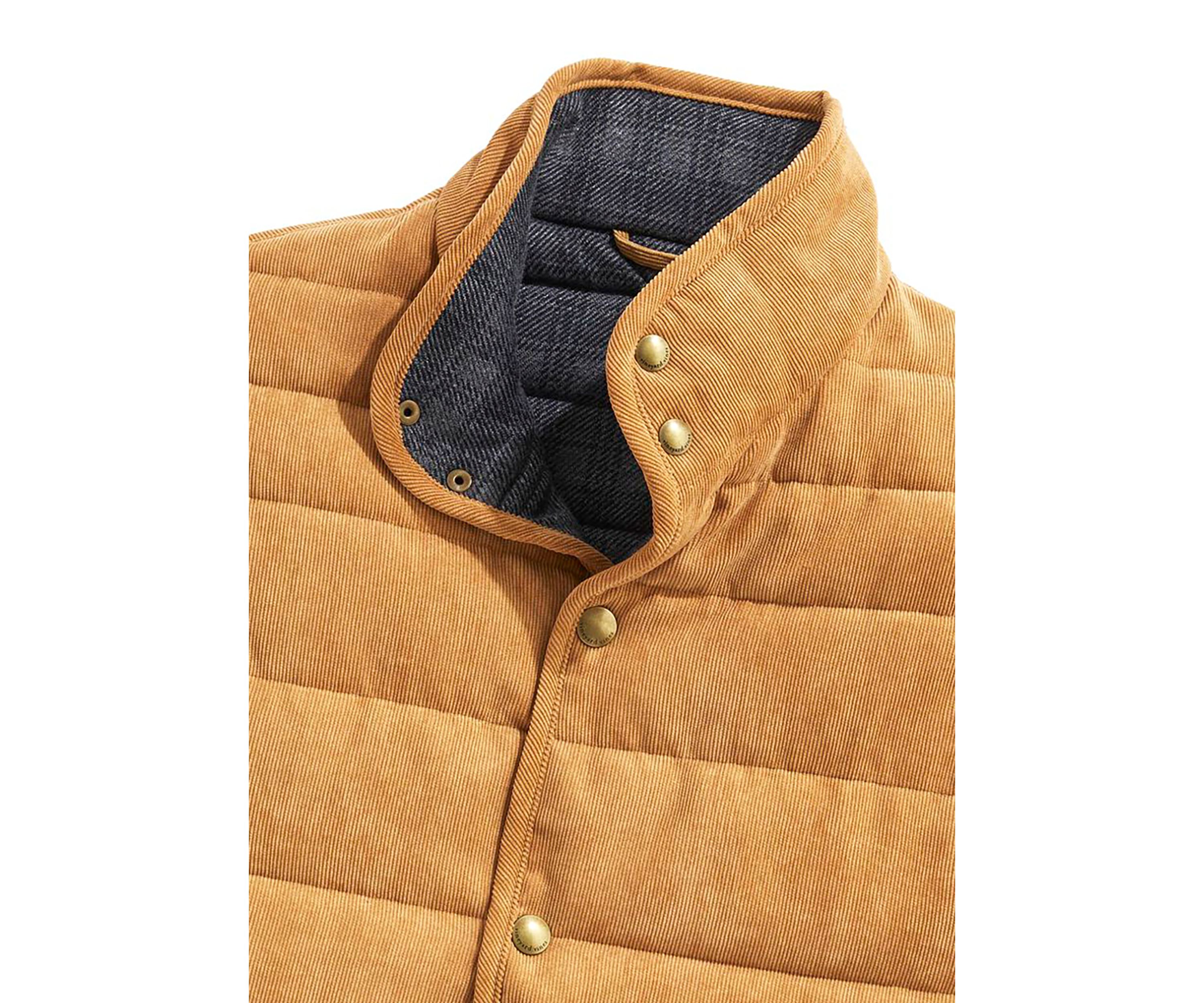 Corduroy Puffer Vest