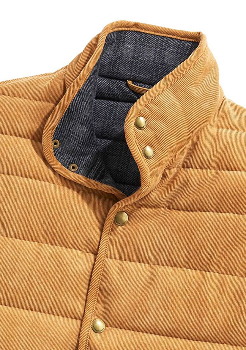 Corduroy Puffer Vest