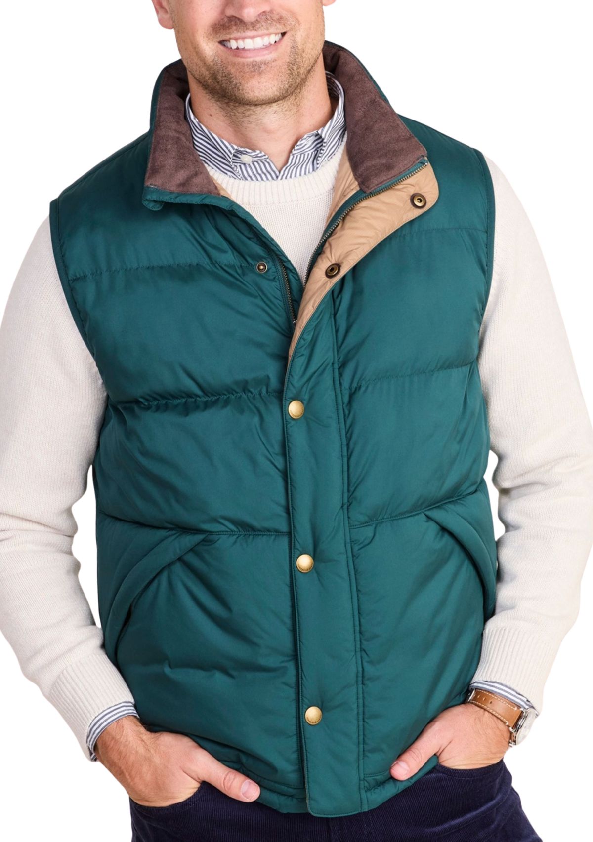 Veste Puffer Vineyard Vines - Tartan Plaid Noir - Taille XXS Femme - Neuf Avec Étiquettes