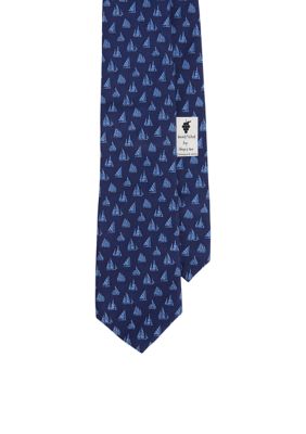 Men's Boat Parade Printed Tie