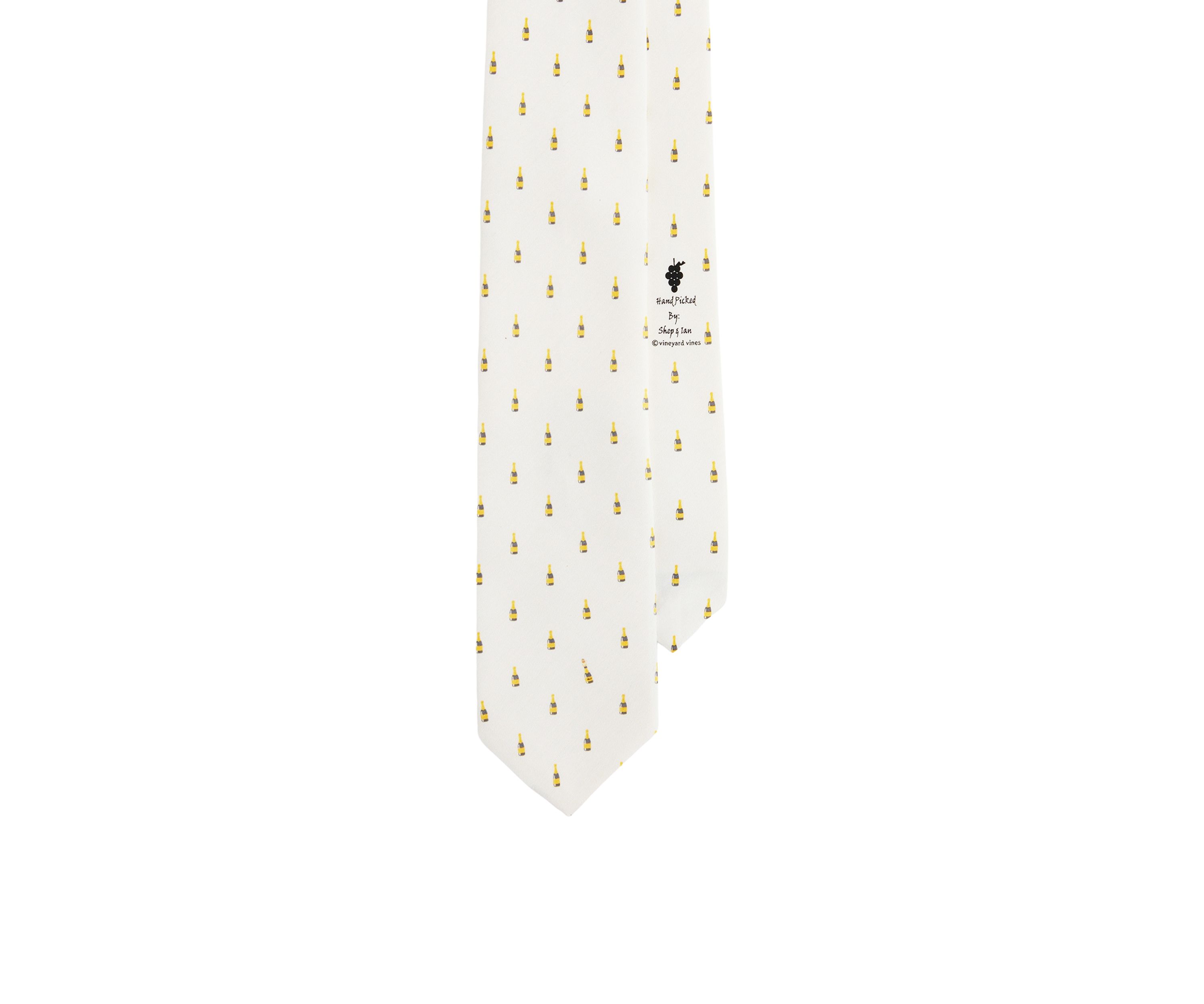 Mens Champagne Bottles Silk Tie