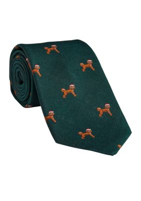 Men's Fa La La Labradoodle Woven Kennedy Tie