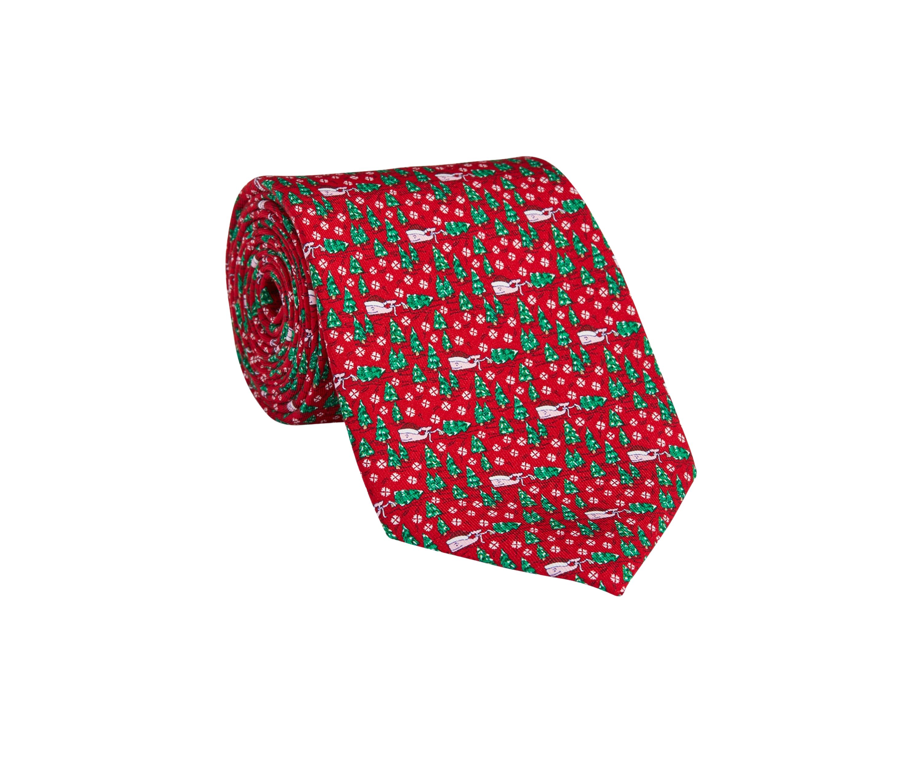 Mens Tree Farm Silk Tie
