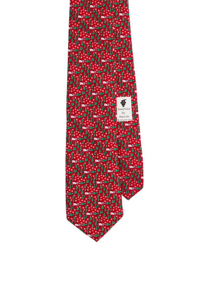 Mens Tree Farm Silk Tie