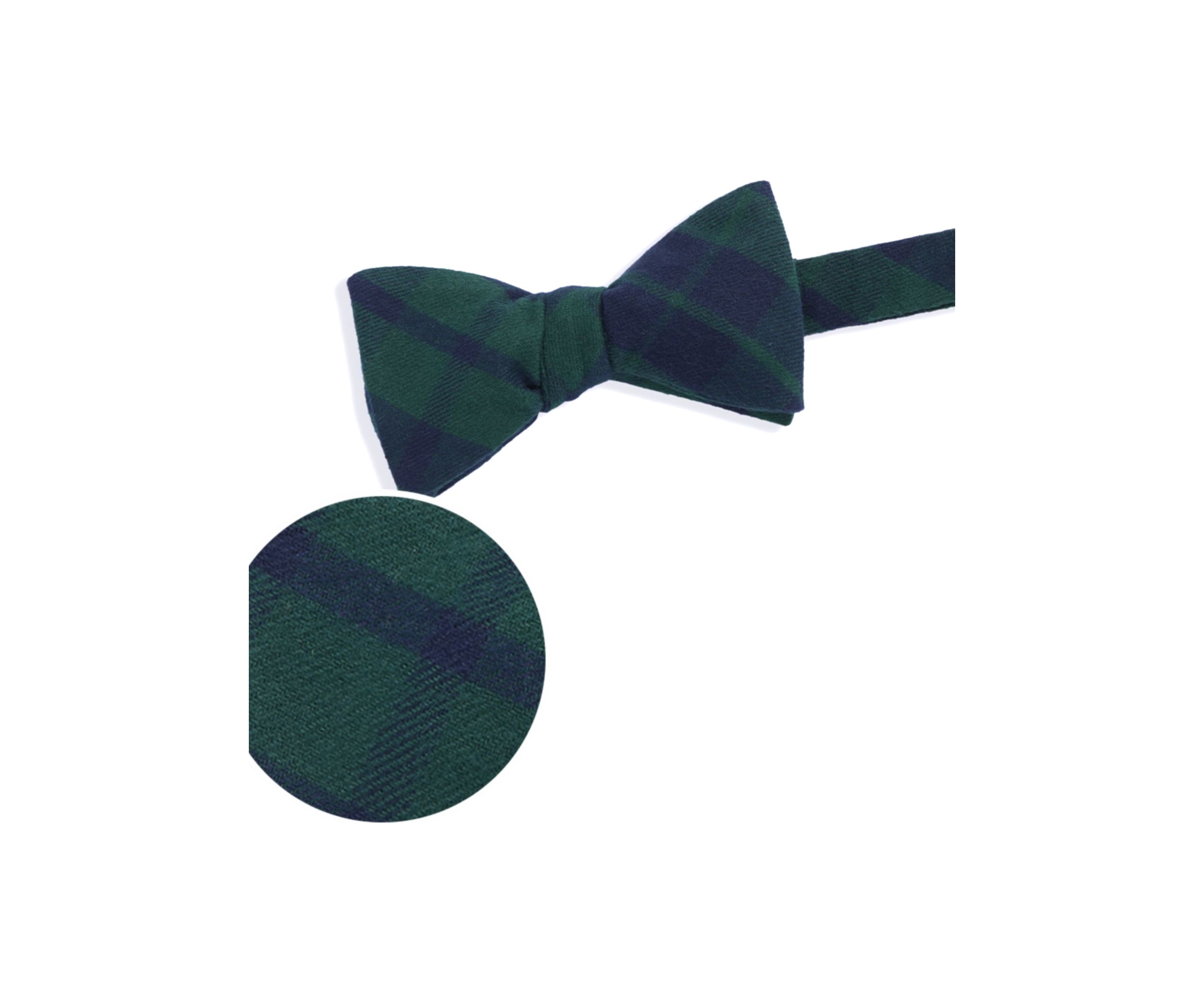 Printed Cotton Flannel Bow Tie 