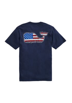 Vineyard Vines Americana Whale Short Sleeve Pocket T Shirt belk