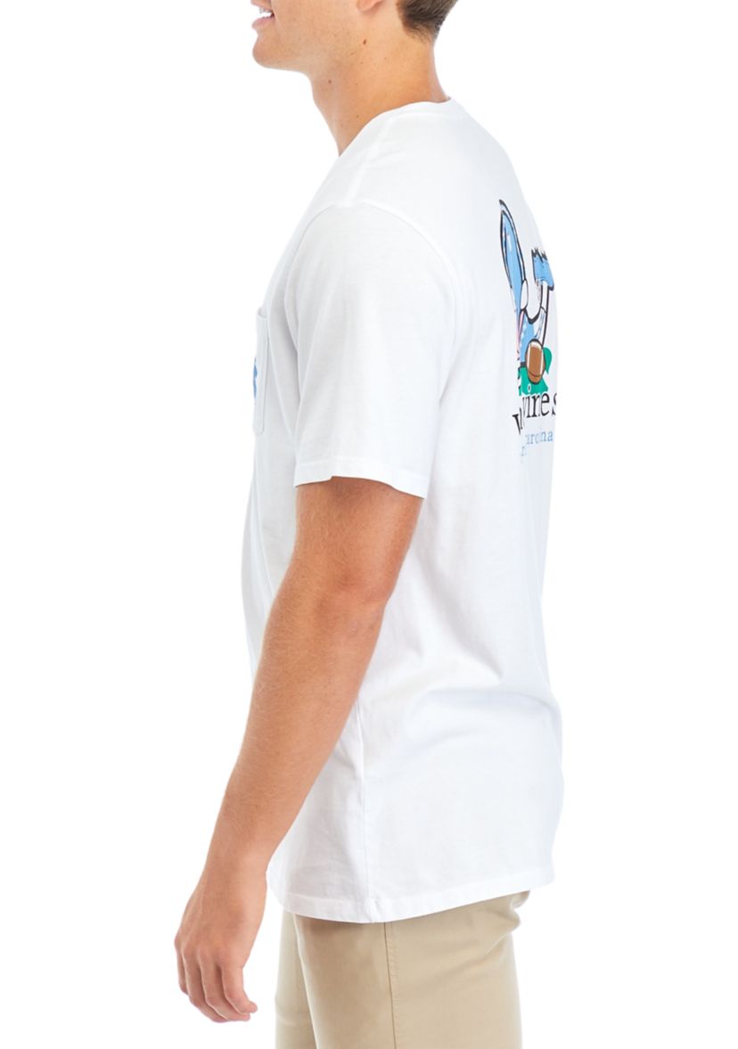 NCAA North Carolina Tar Heels Short-Sleeve Football Whale T-Shirt