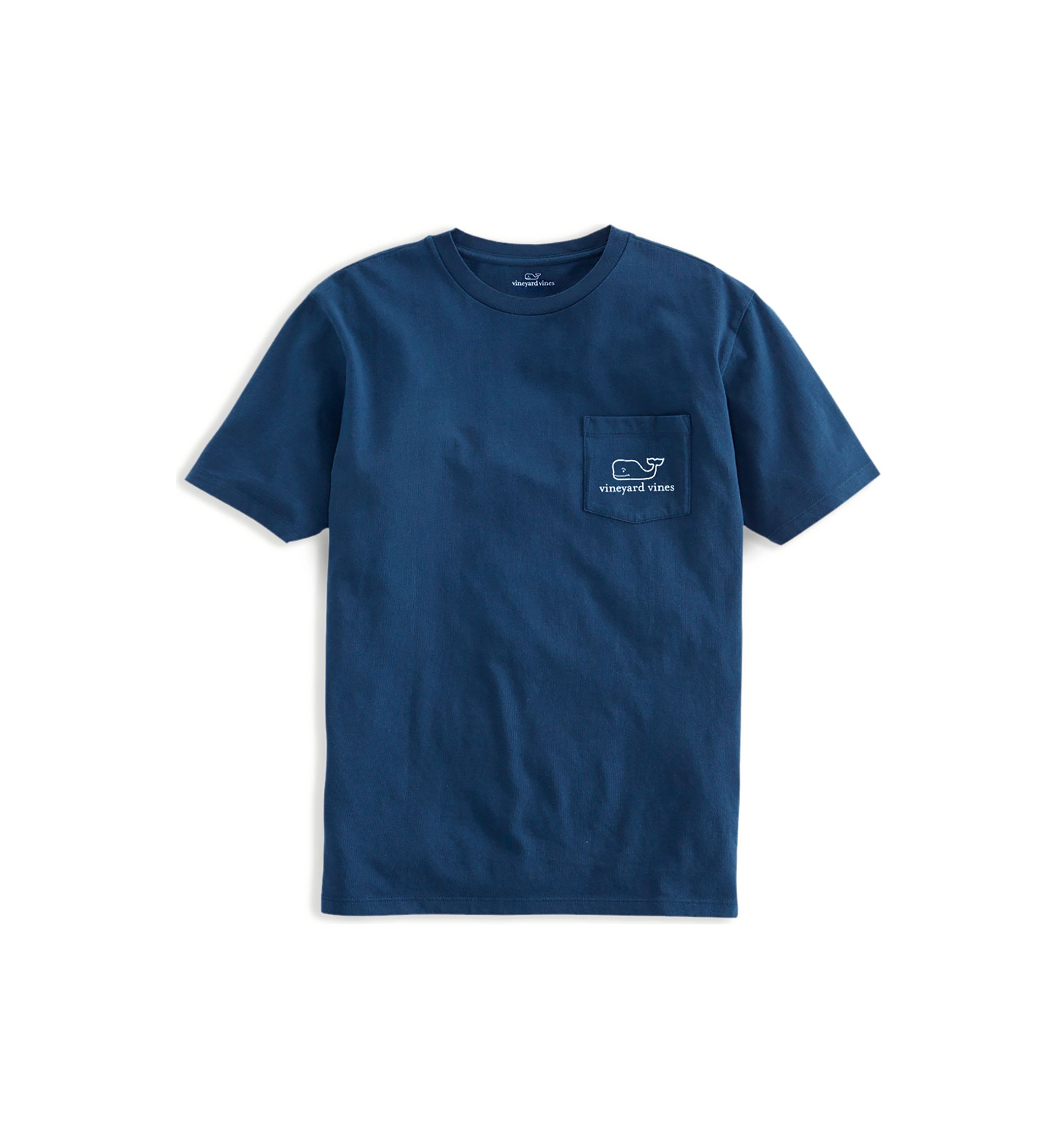 Mens Vintage Whale Short Sleeve Pocket T-Shirt 