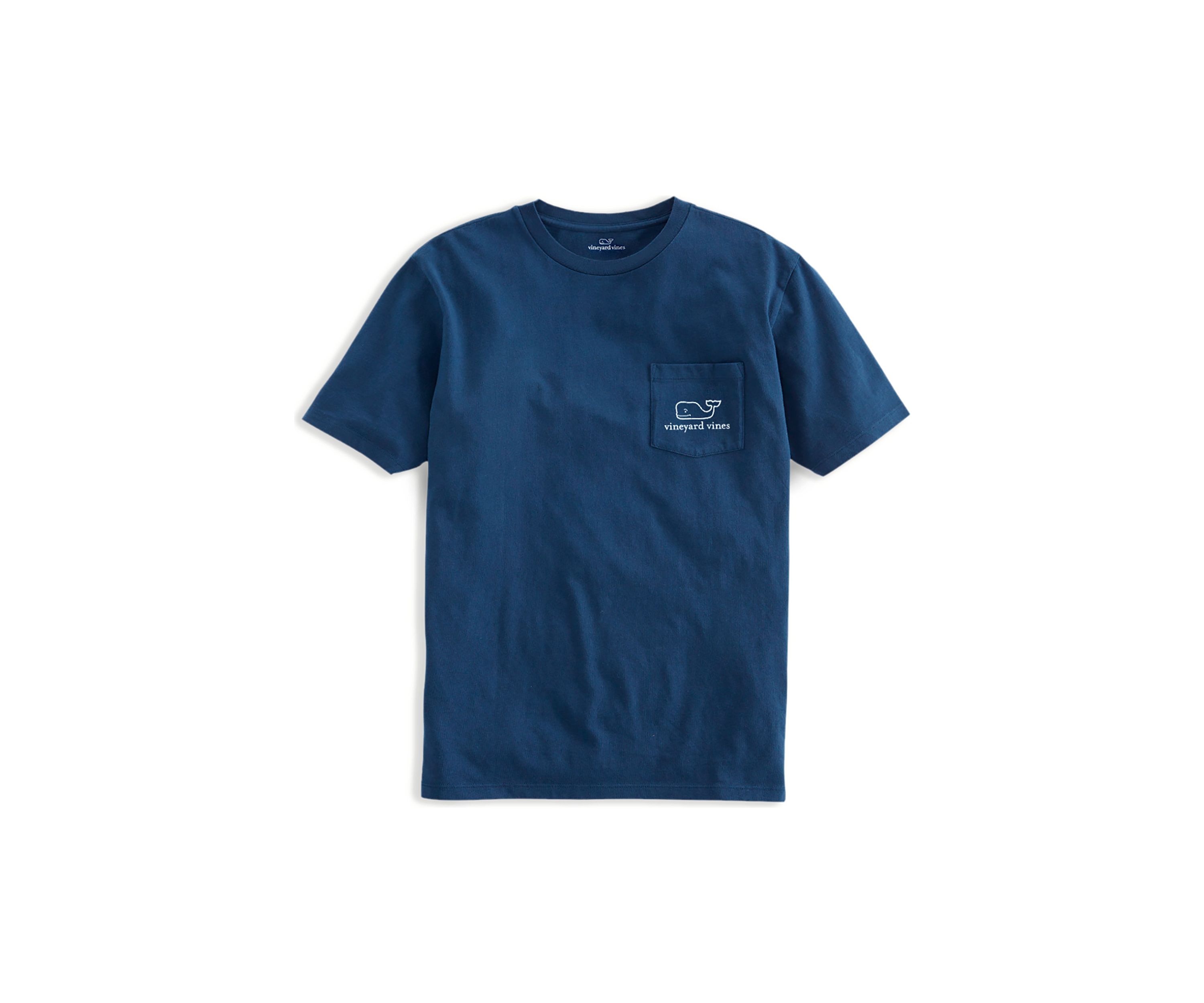 Mens Vintage Whale Short Sleeve Pocket T-Shirt 