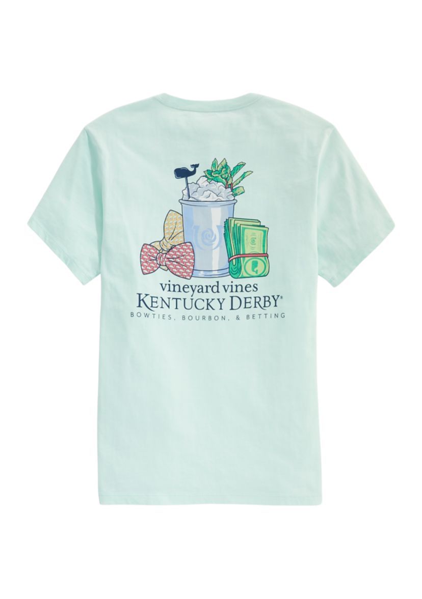 Kentucky Derby Bow Ties, Bourbon & Betting Short-Sleeve Pocket T-Shirt