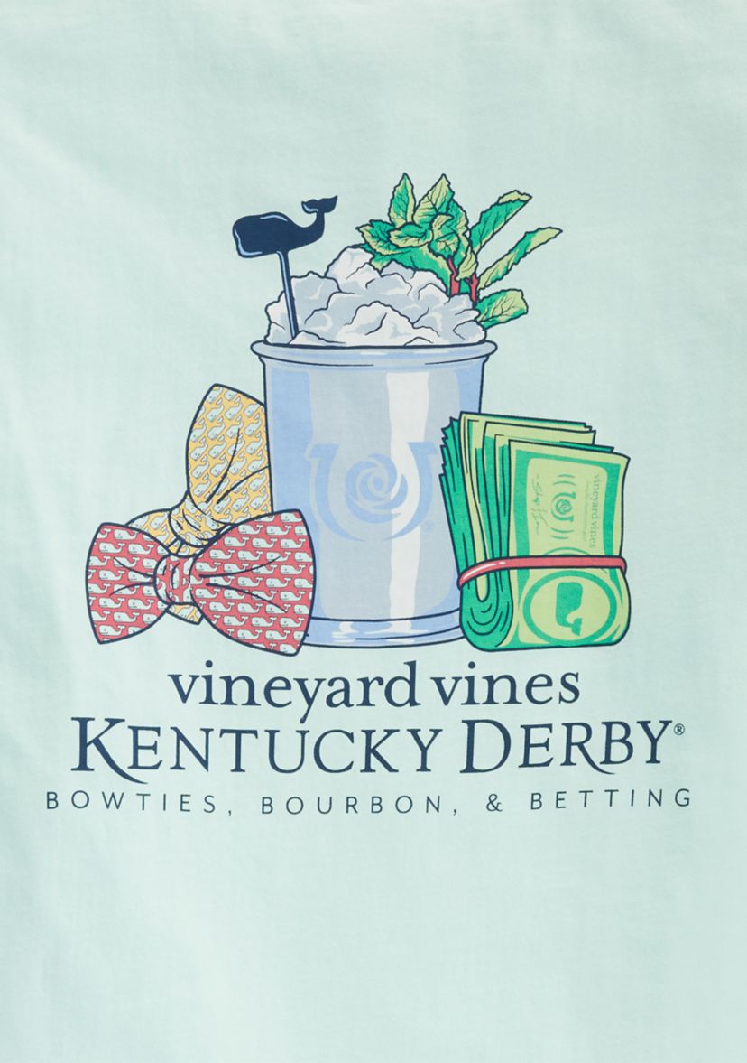 Kentucky Derby Bow Ties, Bourbon & Betting Short-Sleeve Pocket T-Shirt